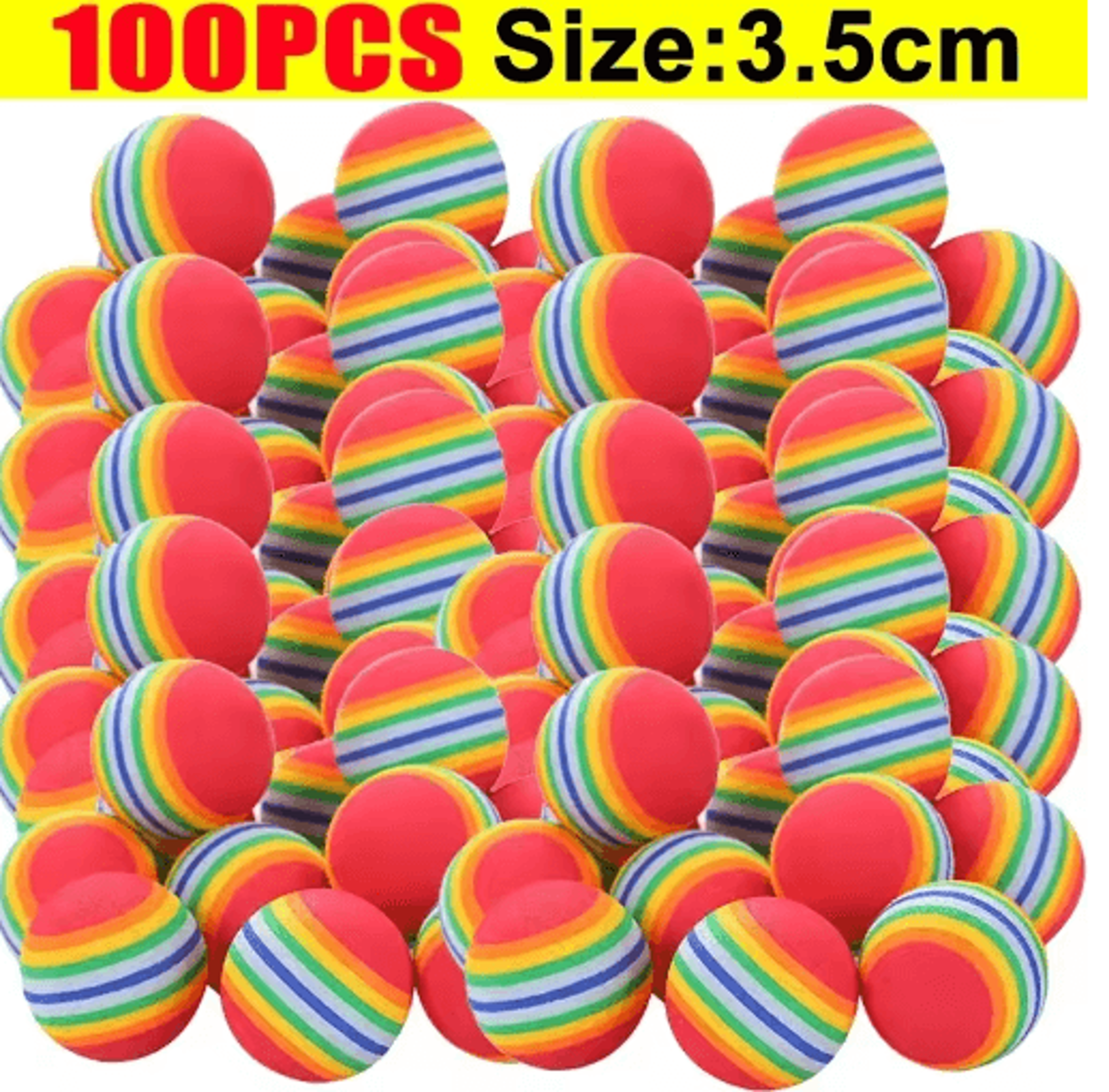 Rainbow EVA Pet Toy Balls Set  Cat Toy Balls For Interactive Play Training  Exercise 4