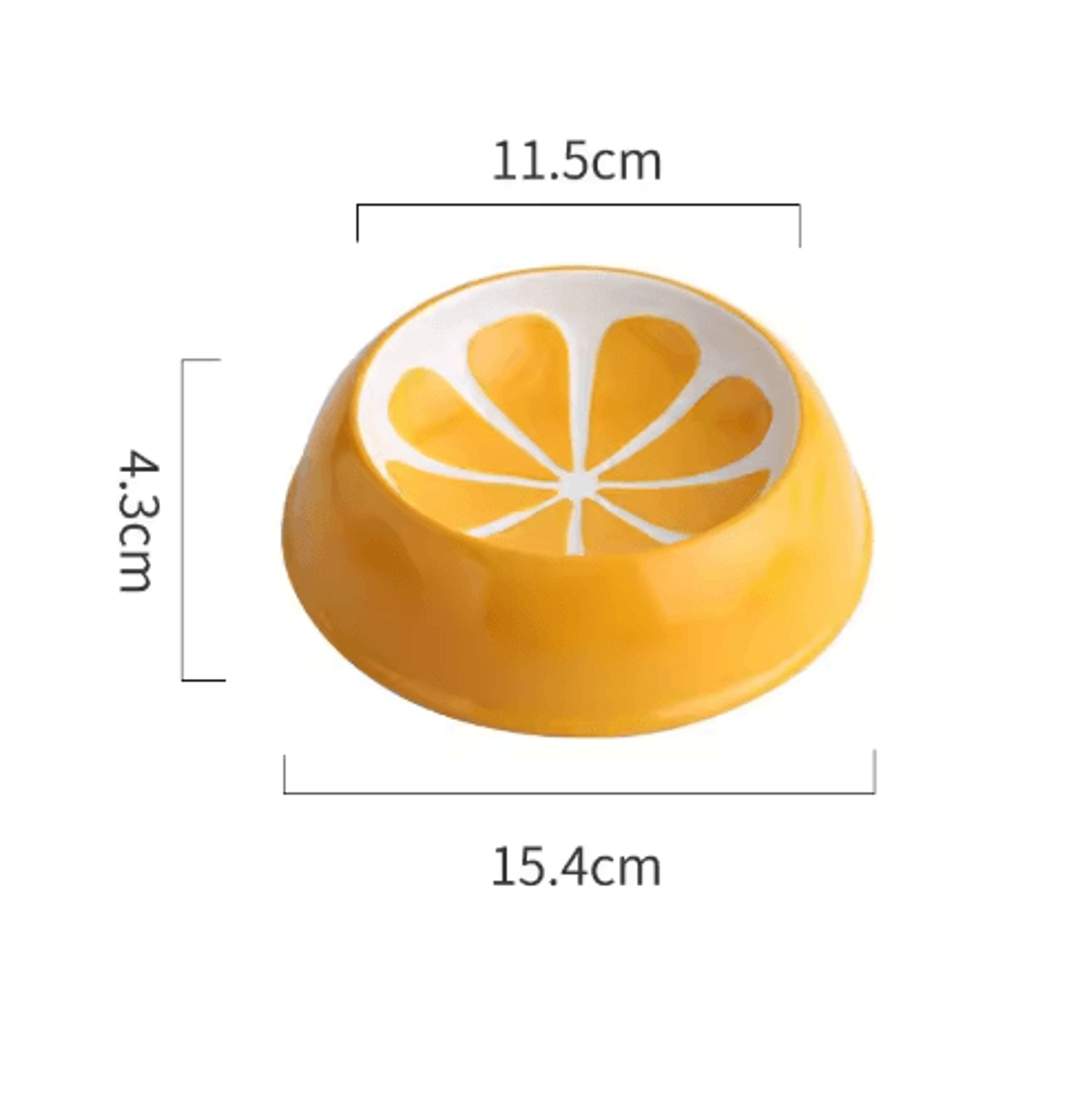 Cute Fruit Ceramic Pet Bowl Ceramic Cat Bowl In Watermelon  Strawberry Designs For Cats And Small D 2