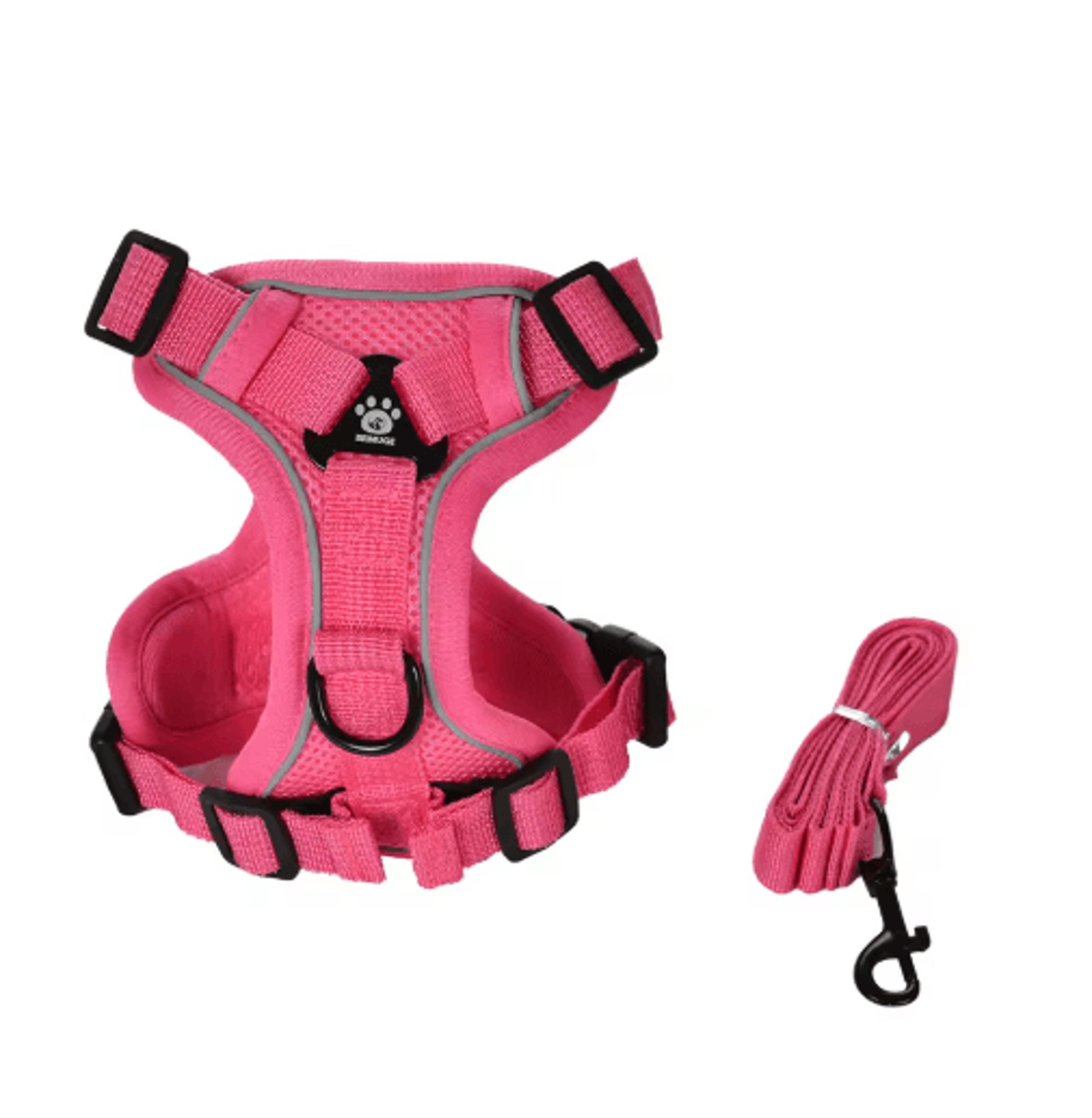 ComfortGlow Reflective Pet Harness  Leash Set For Cats And Small Dogs 2