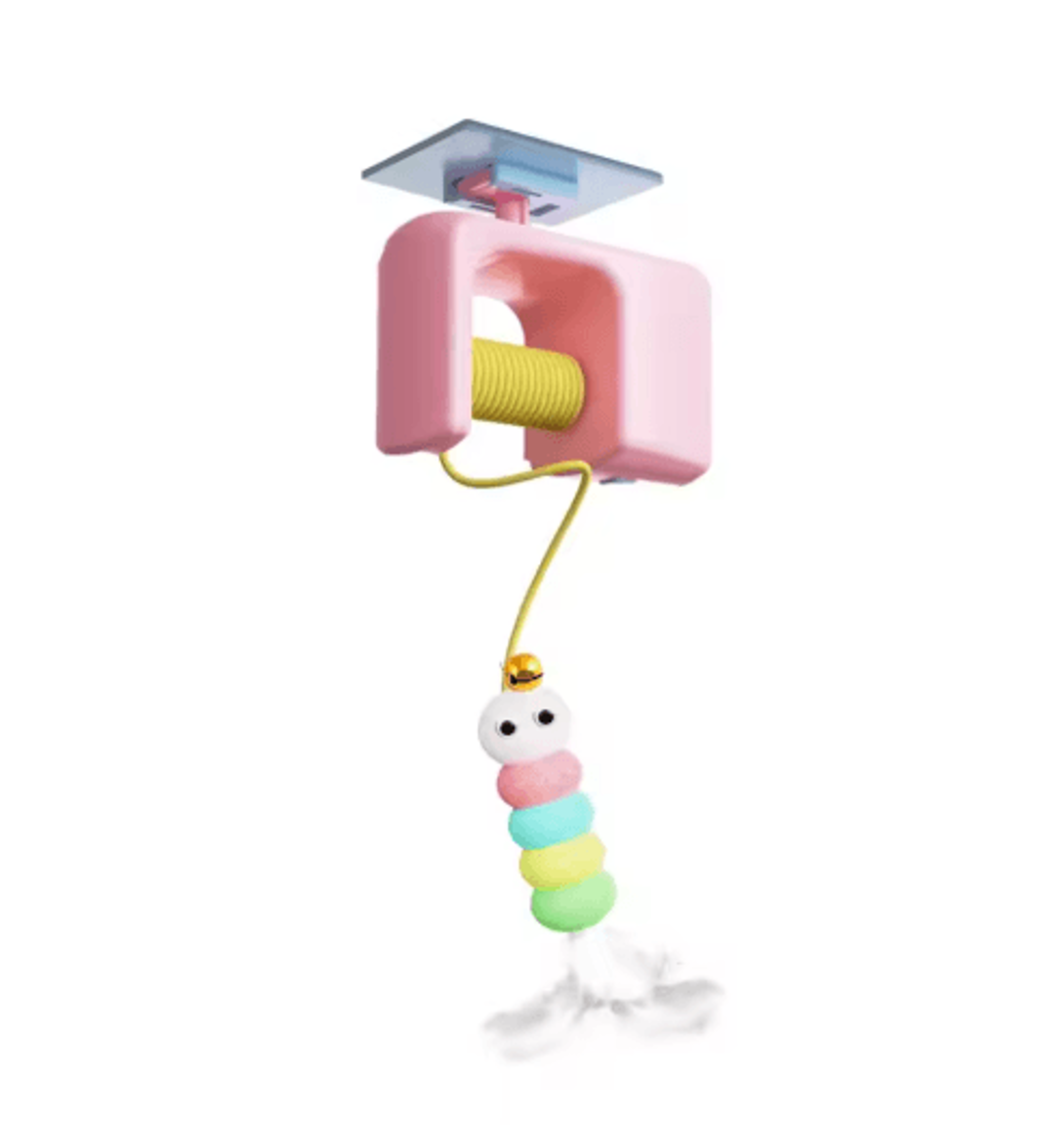 Sky Hunt Automatic Flying Bird Cat Toy With Hanging Door Design 1