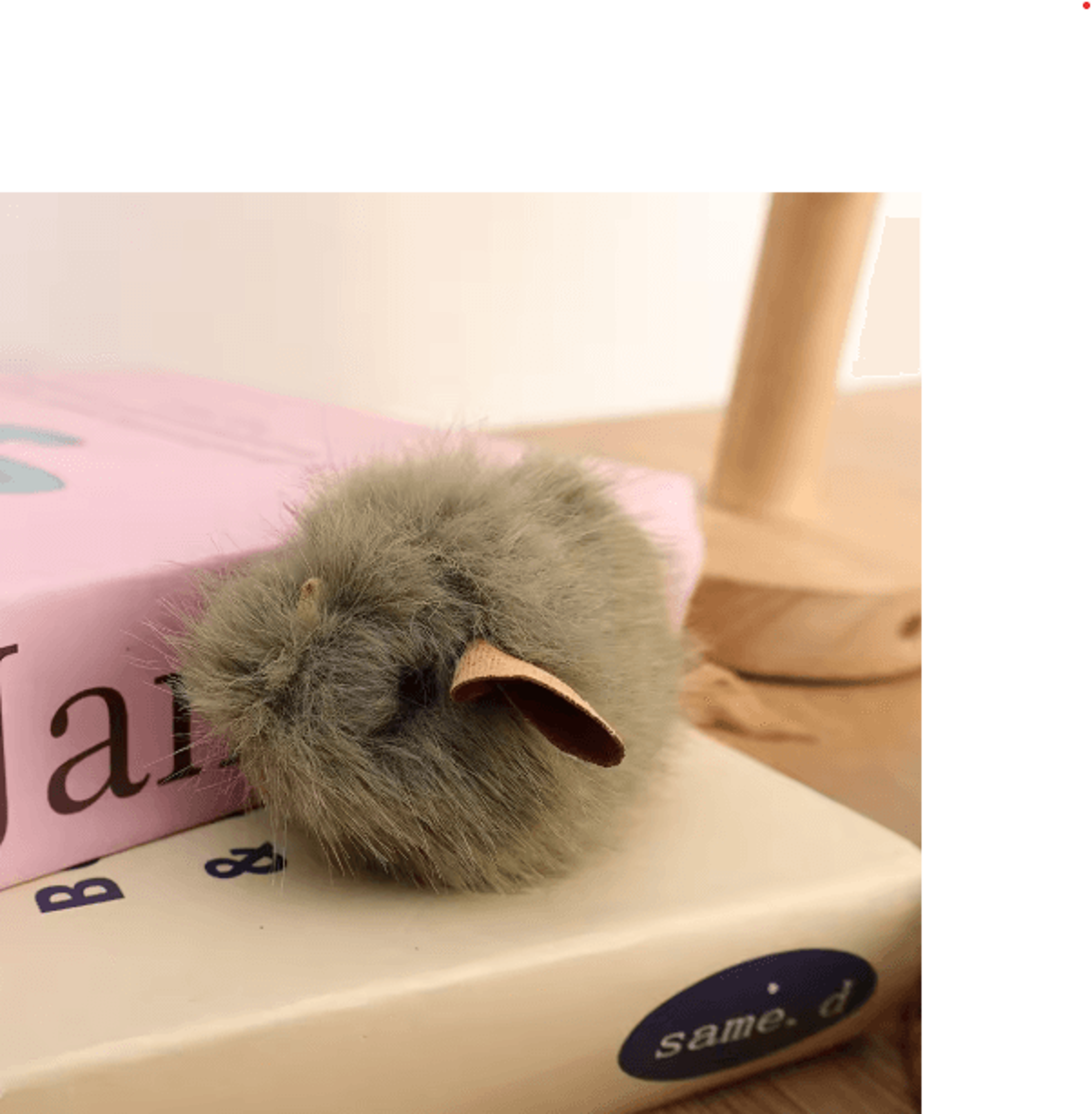 Interactive Plush Mouse Cat Toy With Realistic Squeaky Design 6