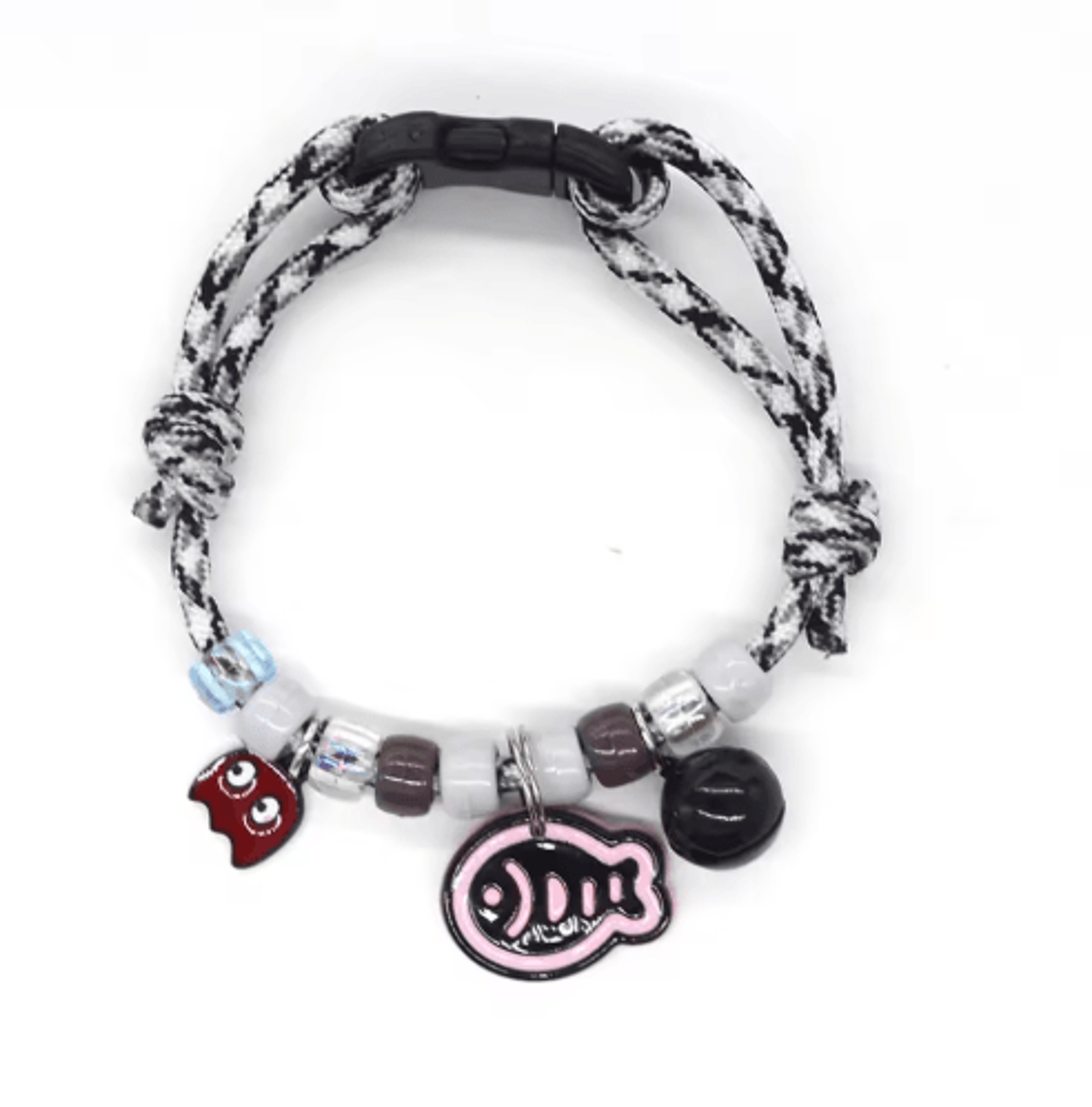 Colorful Braided Pet Collar With Bell Adjustable Necklace For Cats And Small Dogs 5