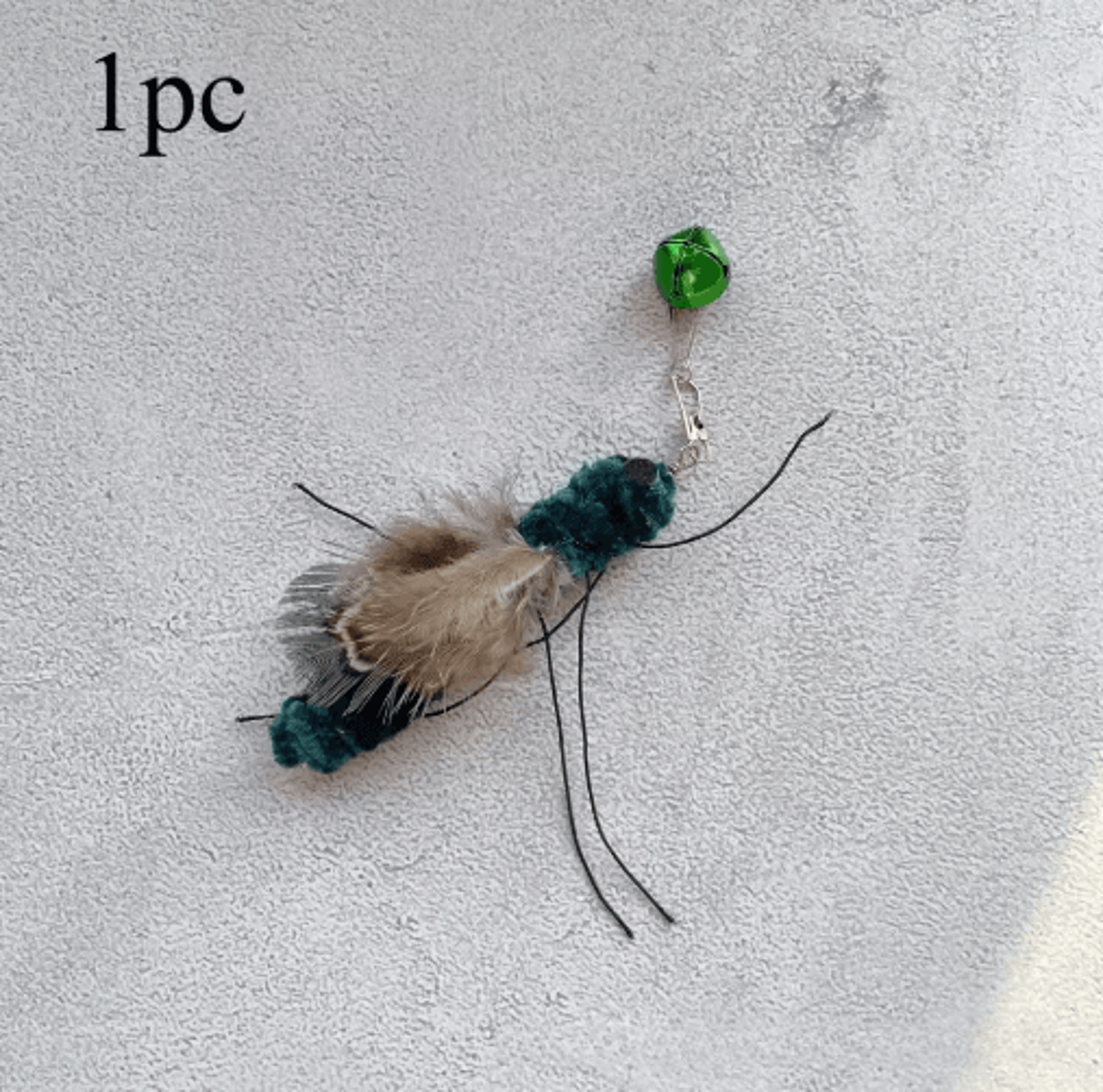 23PCS Plush Insect Cat Wand Refills  Interactive Bug Replacement Heads For Teaser Toys 7
