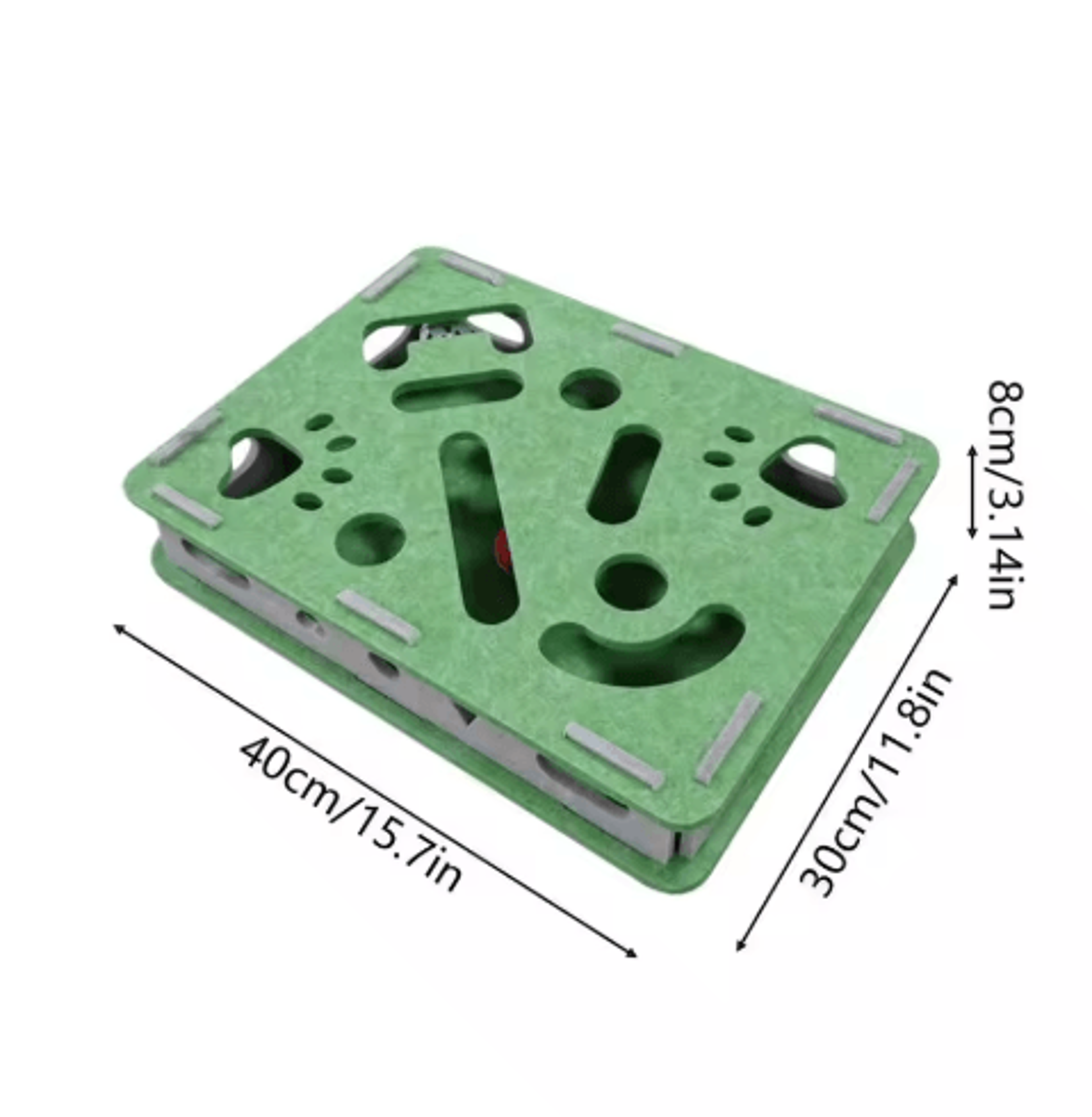 Scratch Play Cat Enrichment Box Interactive Scratcher  Nail File Toy With Bell Balls For Indoor Cat 1