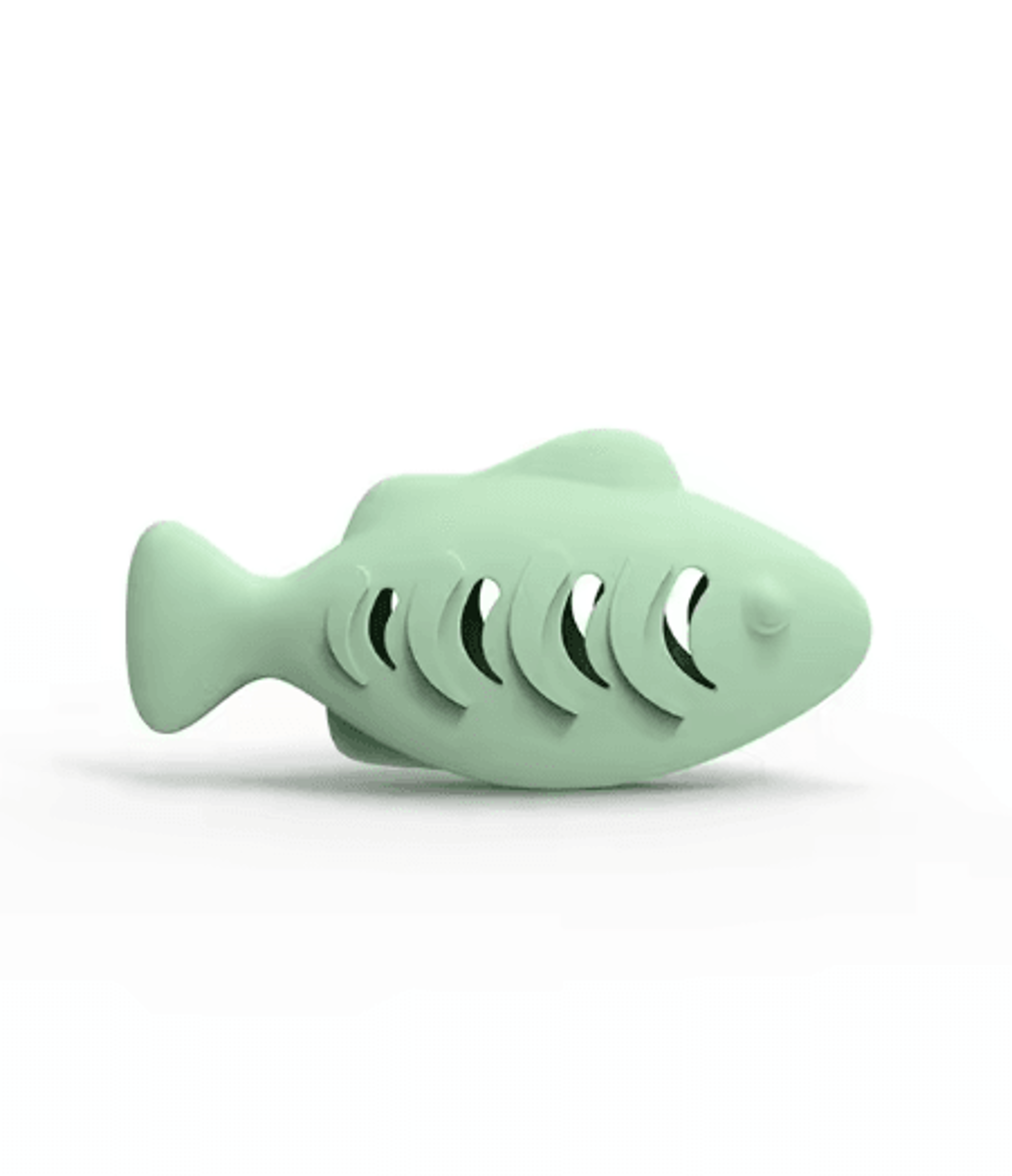 Fin Fun Fish Shaped Cat Treat Toy Interactive Dental Chew Puzzle  Snack Dispenser For Cats 2