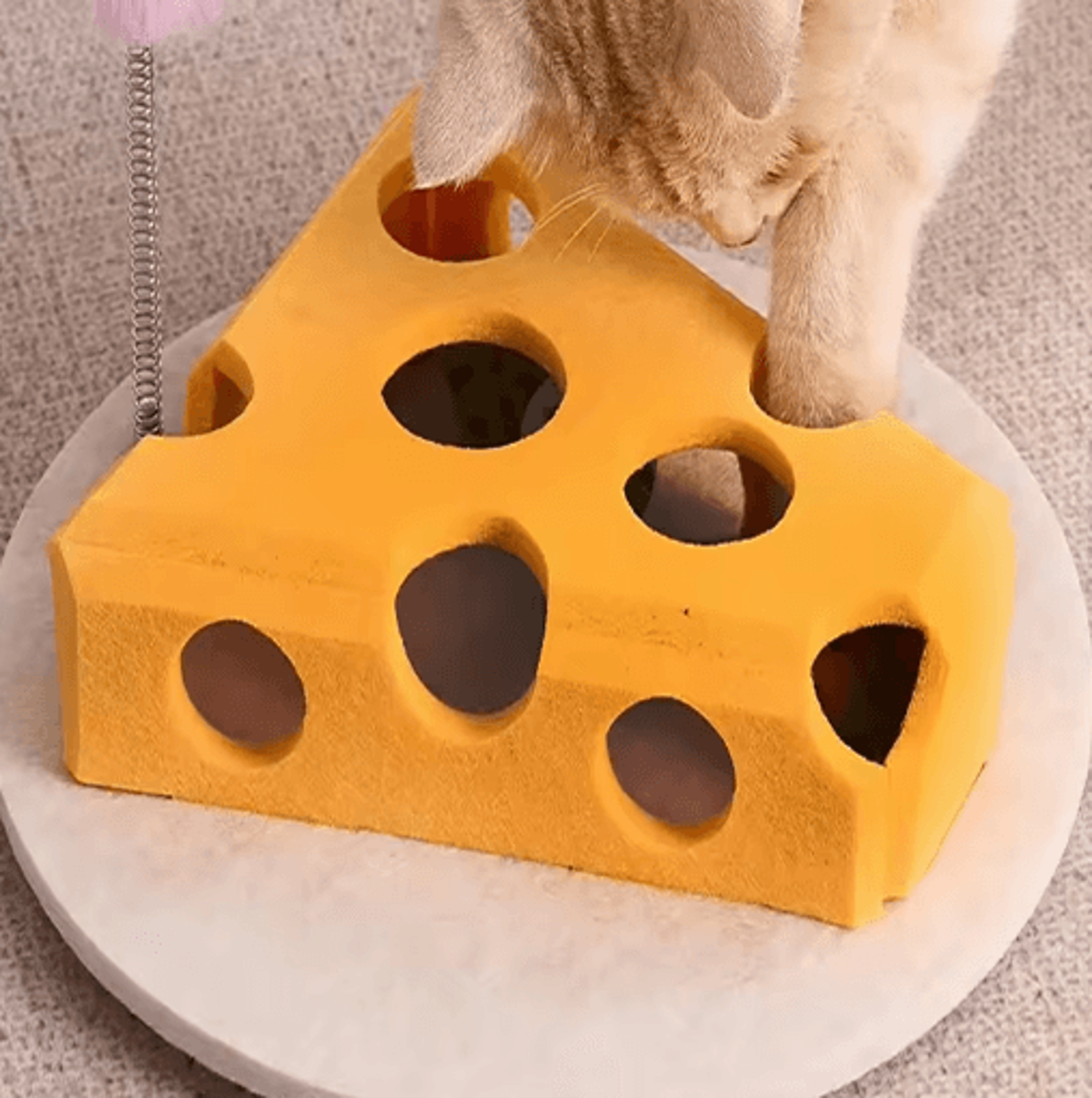 Hide  Seek Felt Puzzle Box Interactive Cat Puzzle Toy For Mental Stimulation  Agility Training 3
