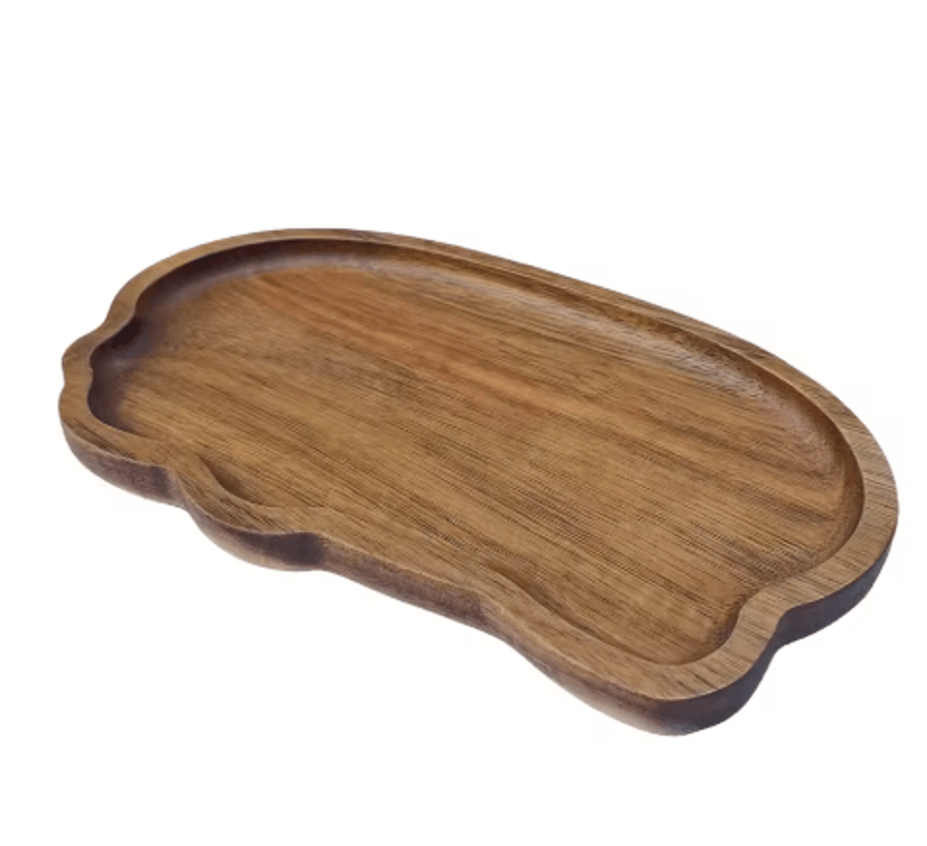JapaneseStyle Cloud Wooden Serving Tray For Bread Desserts  Coffee 1