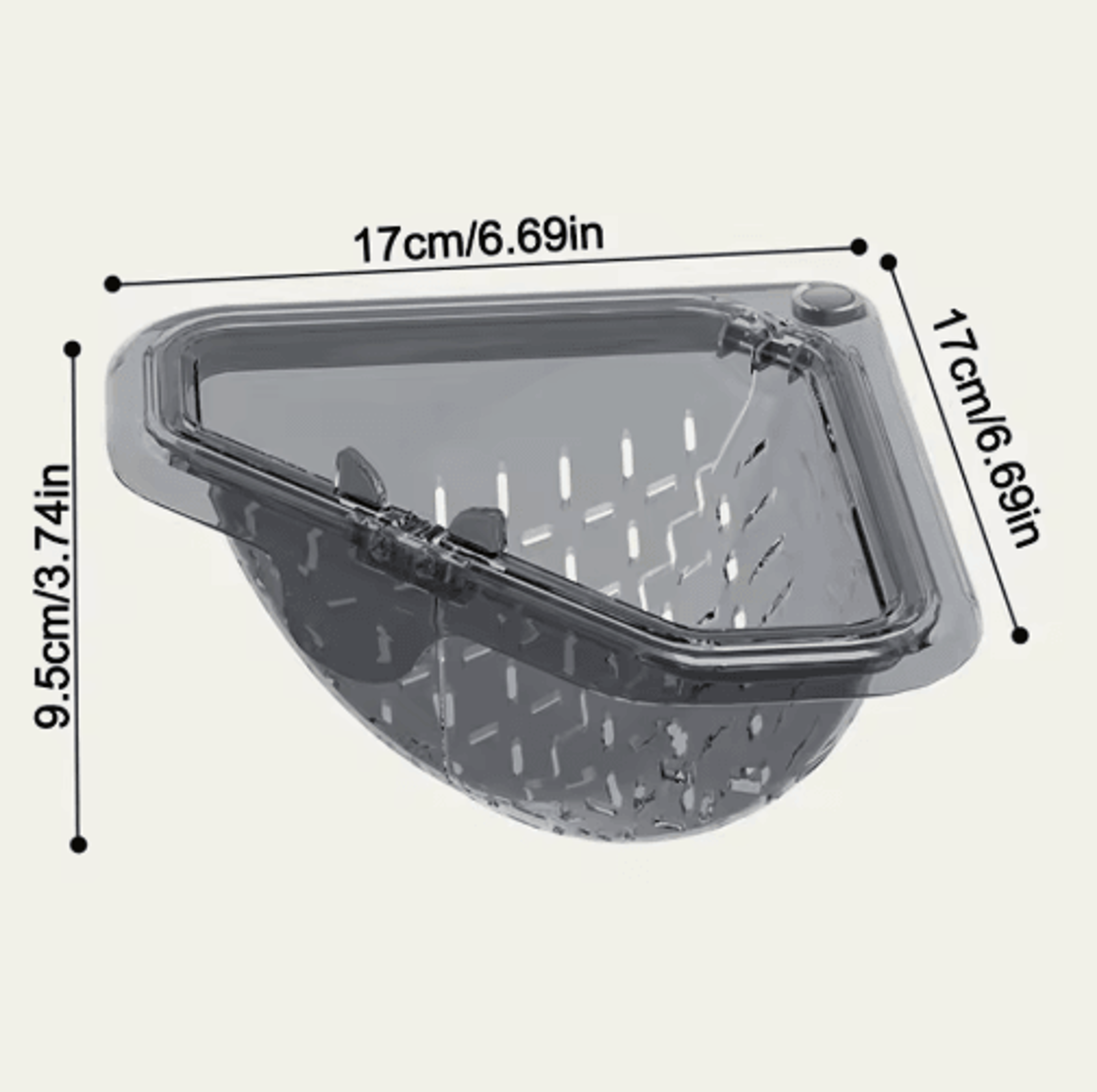 AntiLeak Kitchen Sink Drain Strainer  Detachable Drain Basket Filter With Magnetic Bottom Cover 2