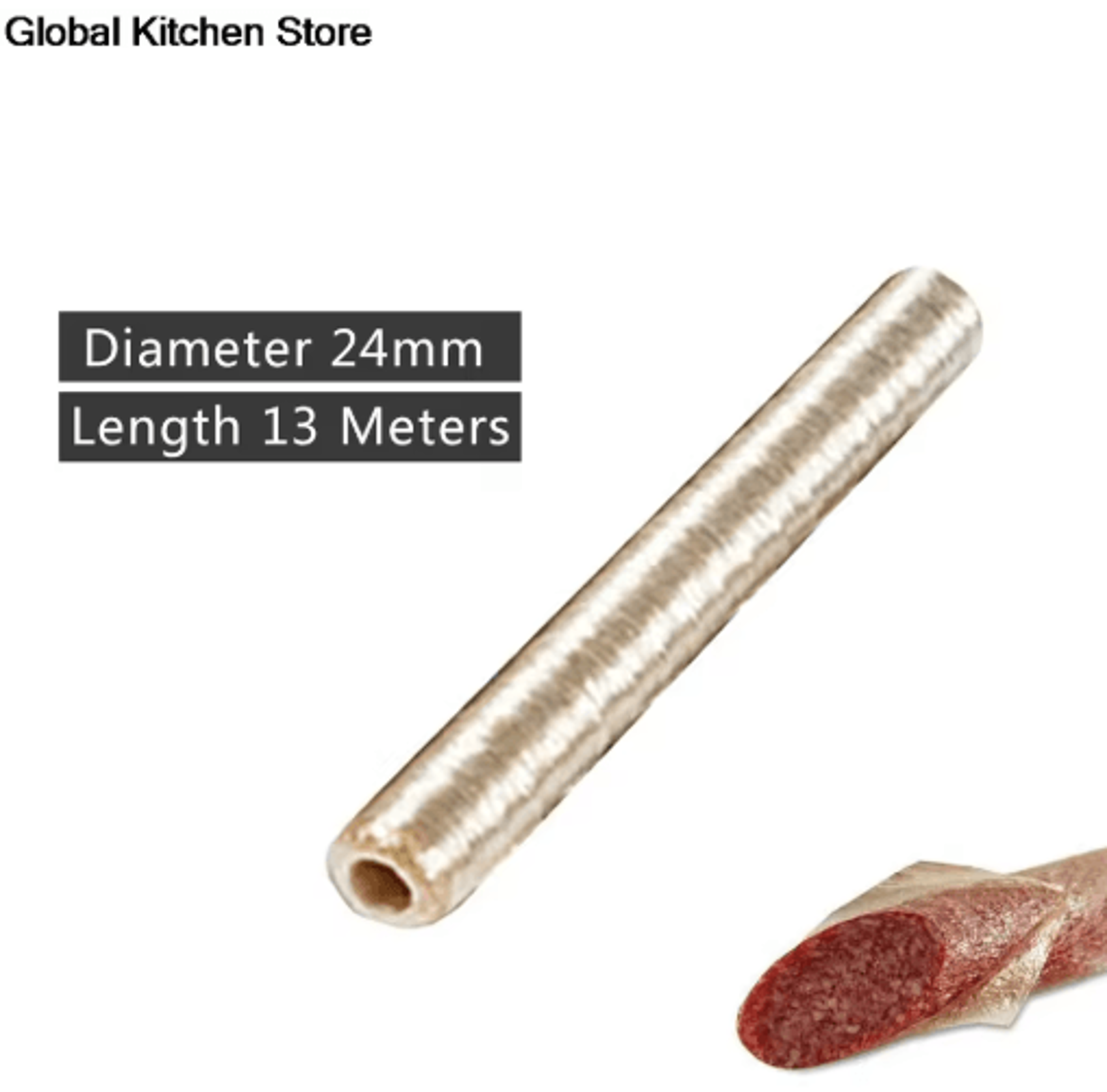 Smoked Cellulose Sausage Casing  Halal EasyPeel Sausage Casing For Homemade  Commercial Sausage Mak 5