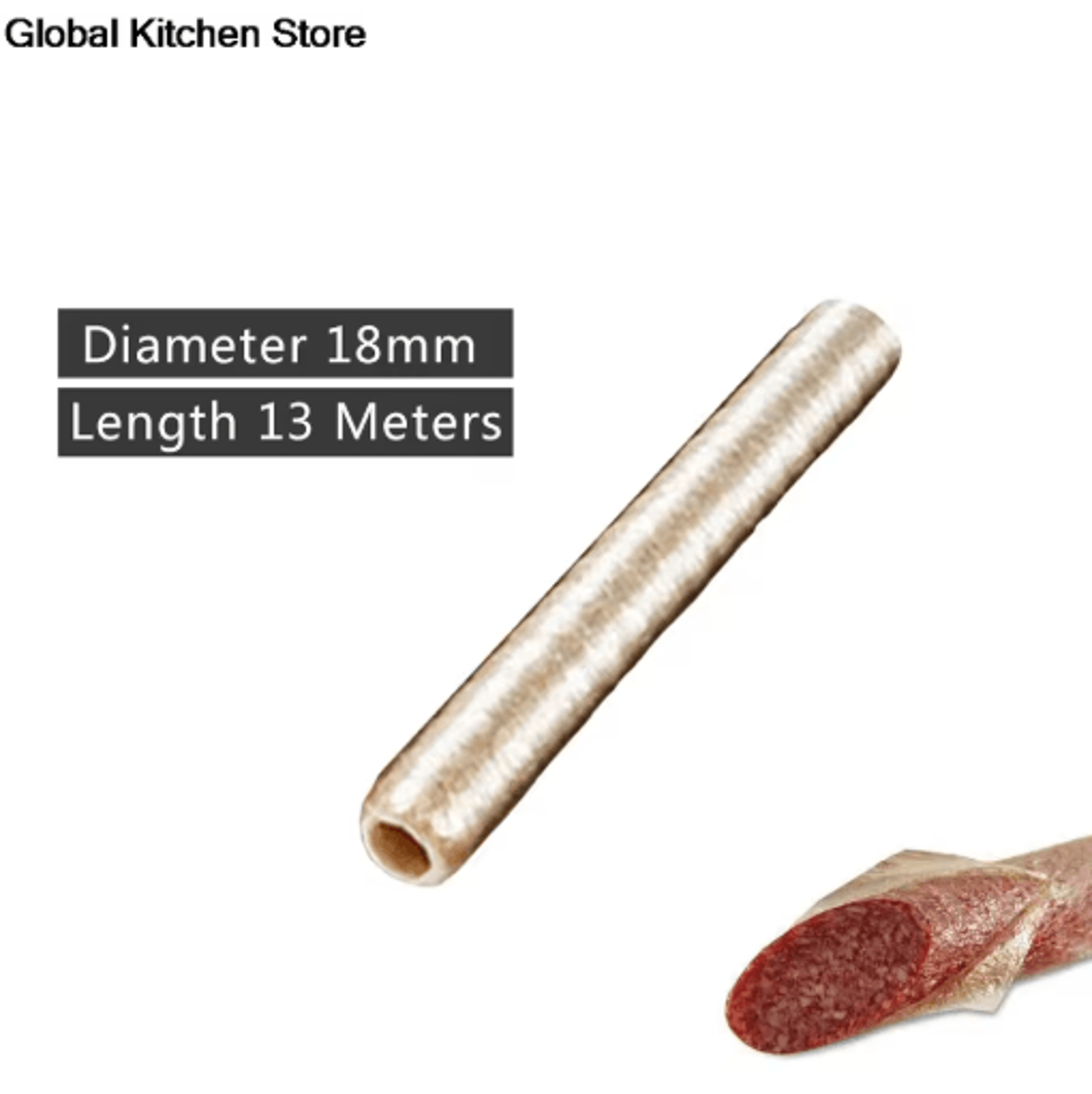 Smoked Cellulose Sausage Casing  Halal EasyPeel Sausage Casing For Homemade  Commercial Sausage Mak 7