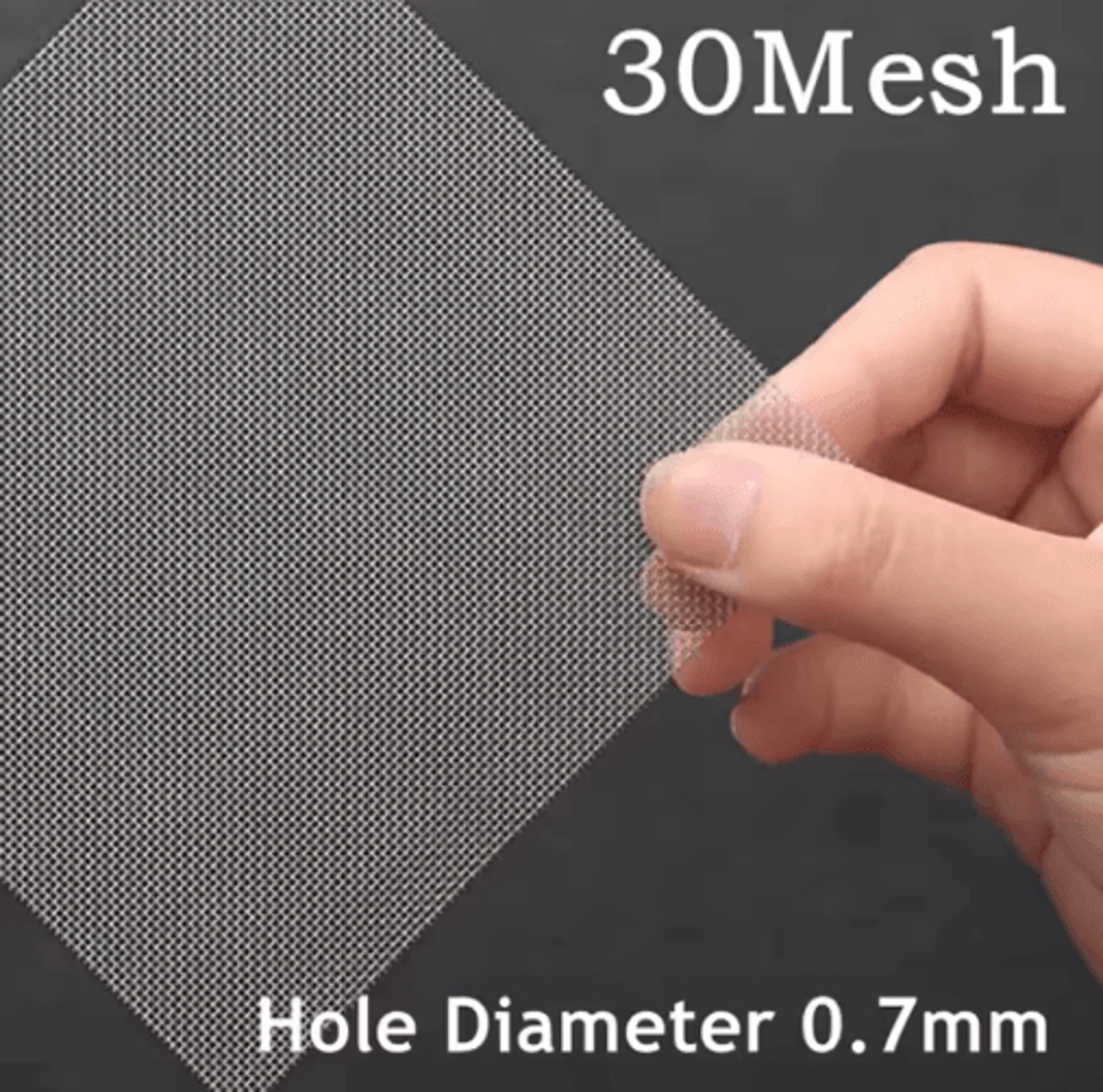 30 By 30cm Stainless Steel Mesh Screen Woven Wire Filter Mesh Sheet 4400 Mesh 5