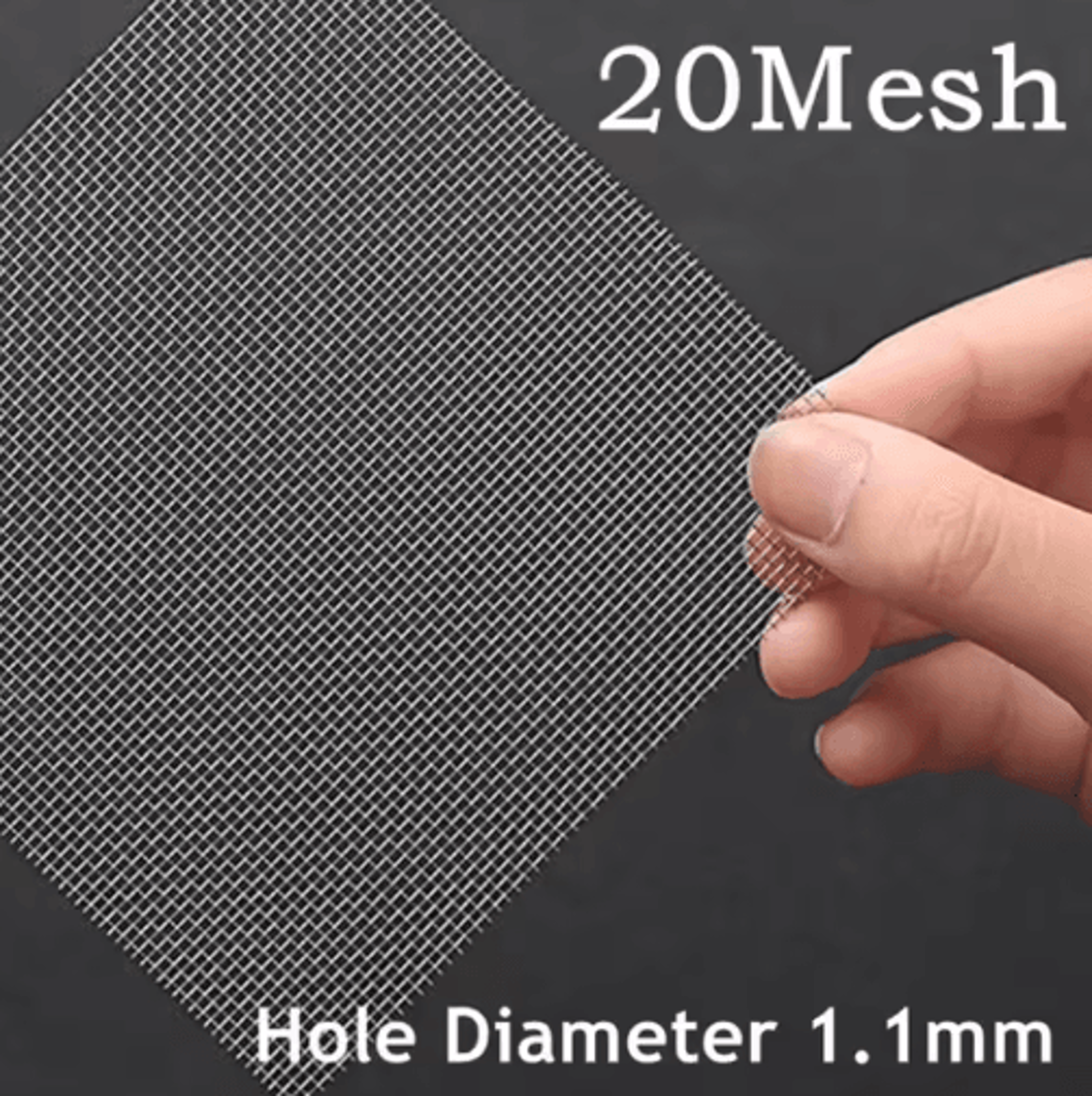 30 By 30cm Stainless Steel Mesh Screen Woven Wire Filter Mesh Sheet 4400 Mesh 6