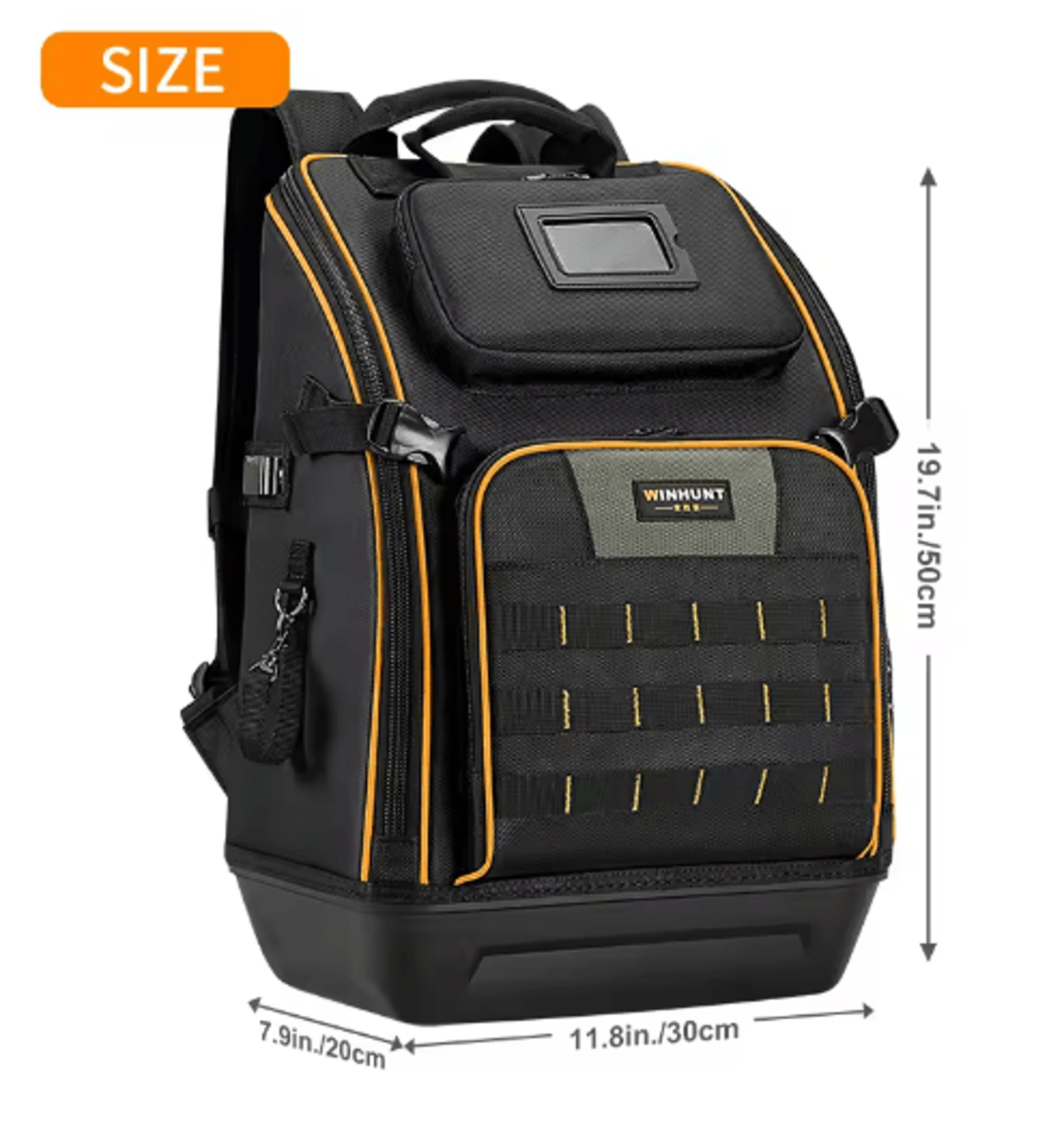 ToolStation Pro Tool Backpack  HeavyDuty Electrician Tool Backpack With Large Interior  Molded Wate 1