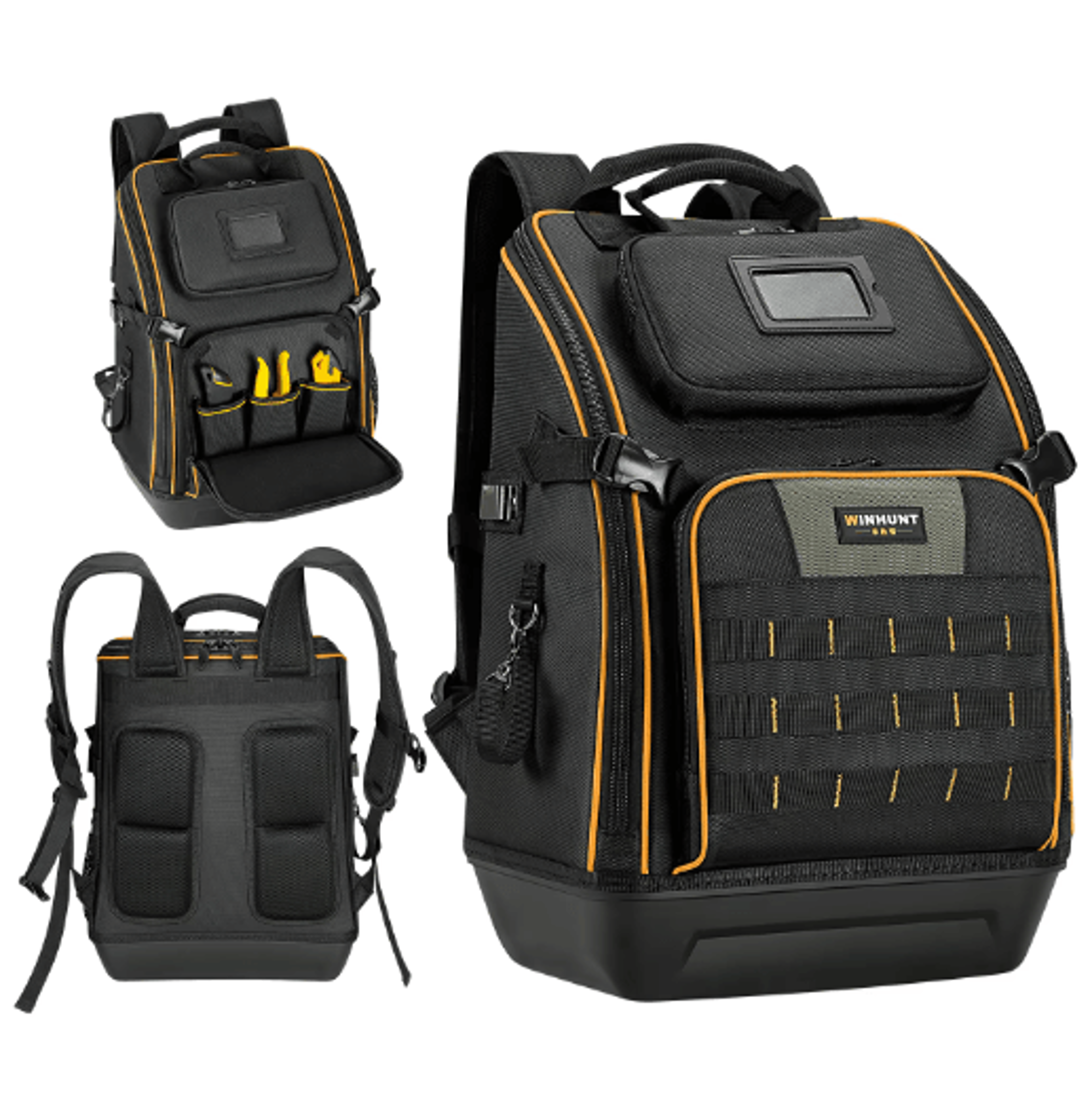 ToolStation Pro Tool Backpack  HeavyDuty Electrician Tool Backpack With Large Interior  Molded Wate 6