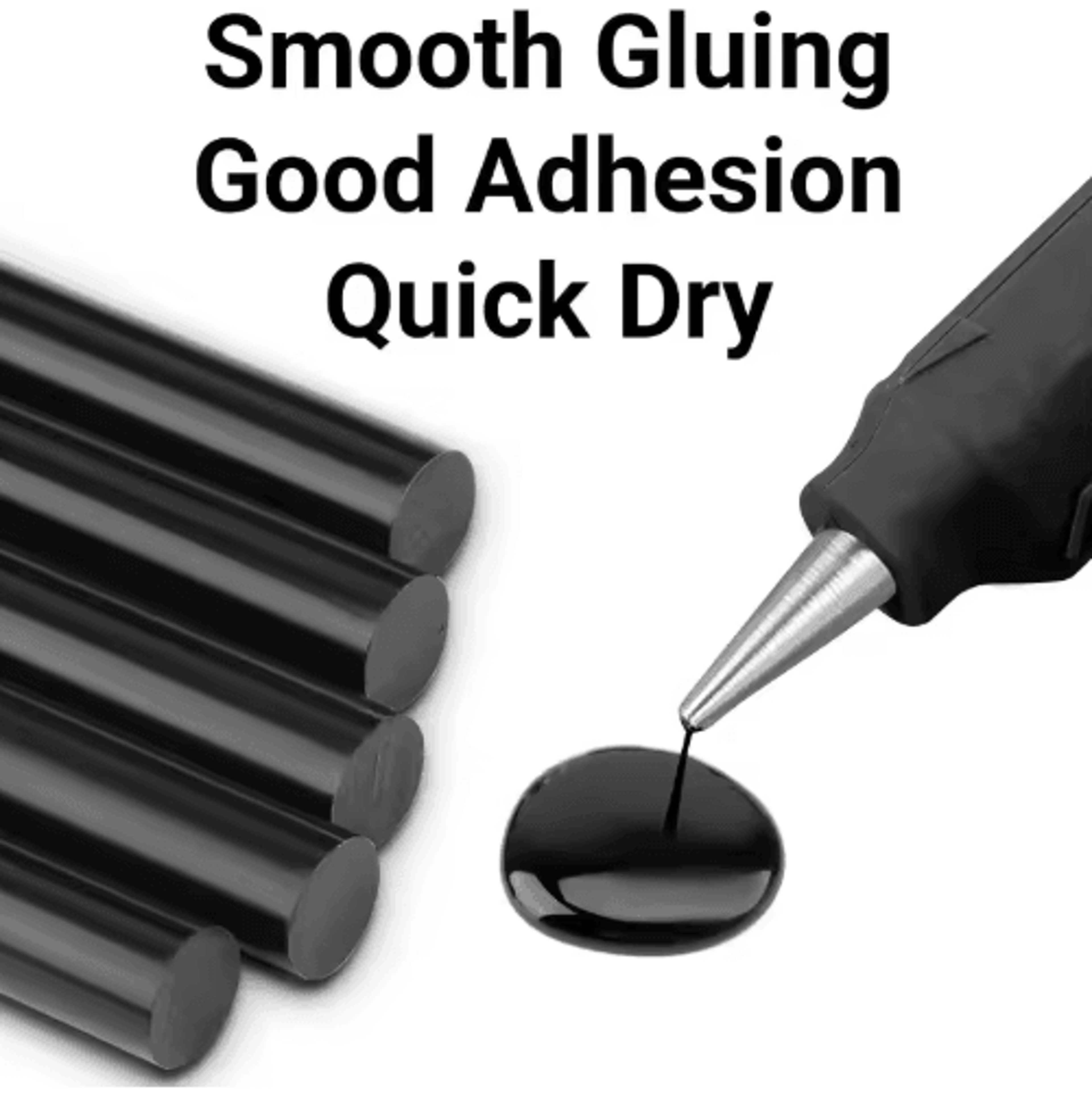 Black EVA Hot Glue Sticks  Hot Melt Adhesive For Dent Repair DIY Crafts  General Repairs 2