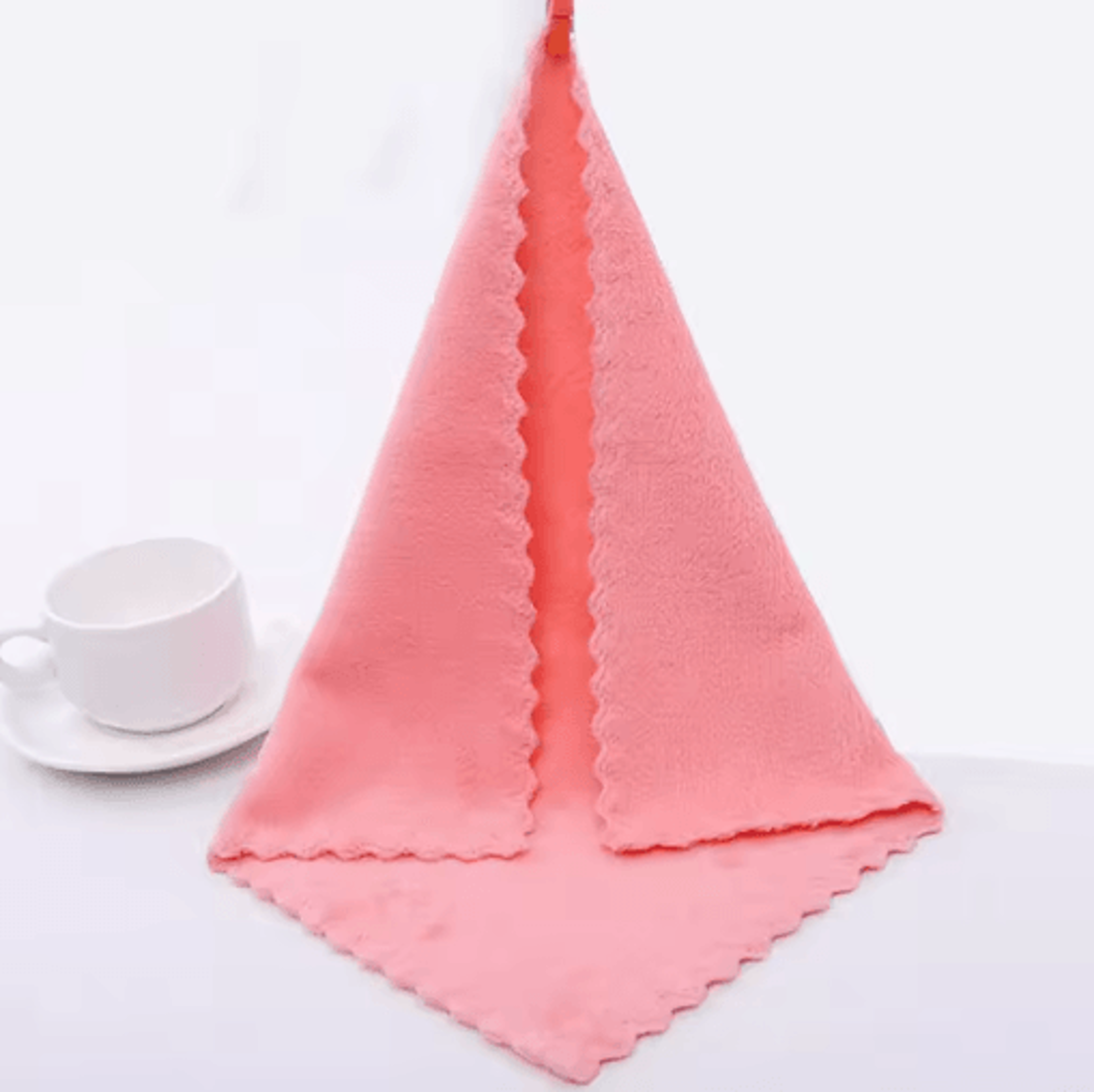 Coral Fleece Hand Towels Soft Super Absorbent Face  Dish Towels 150PCS 4