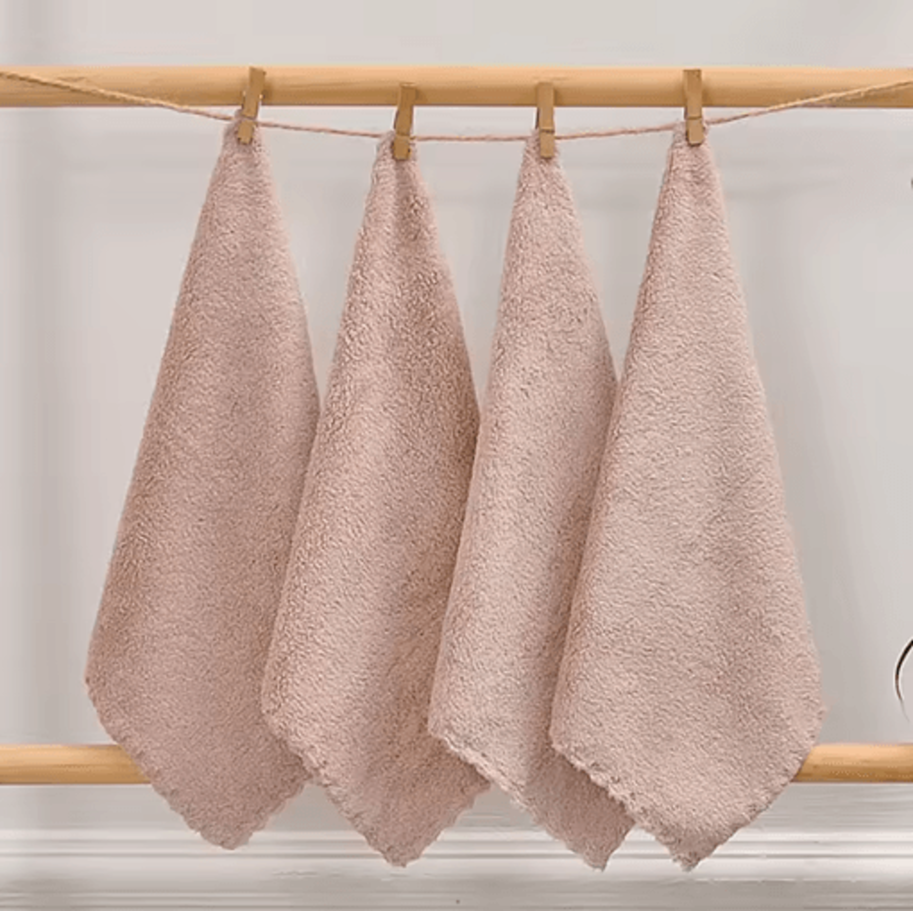 Coral Fleece Hand Towels Soft Super Absorbent Face  Dish Towels 150PCS 5