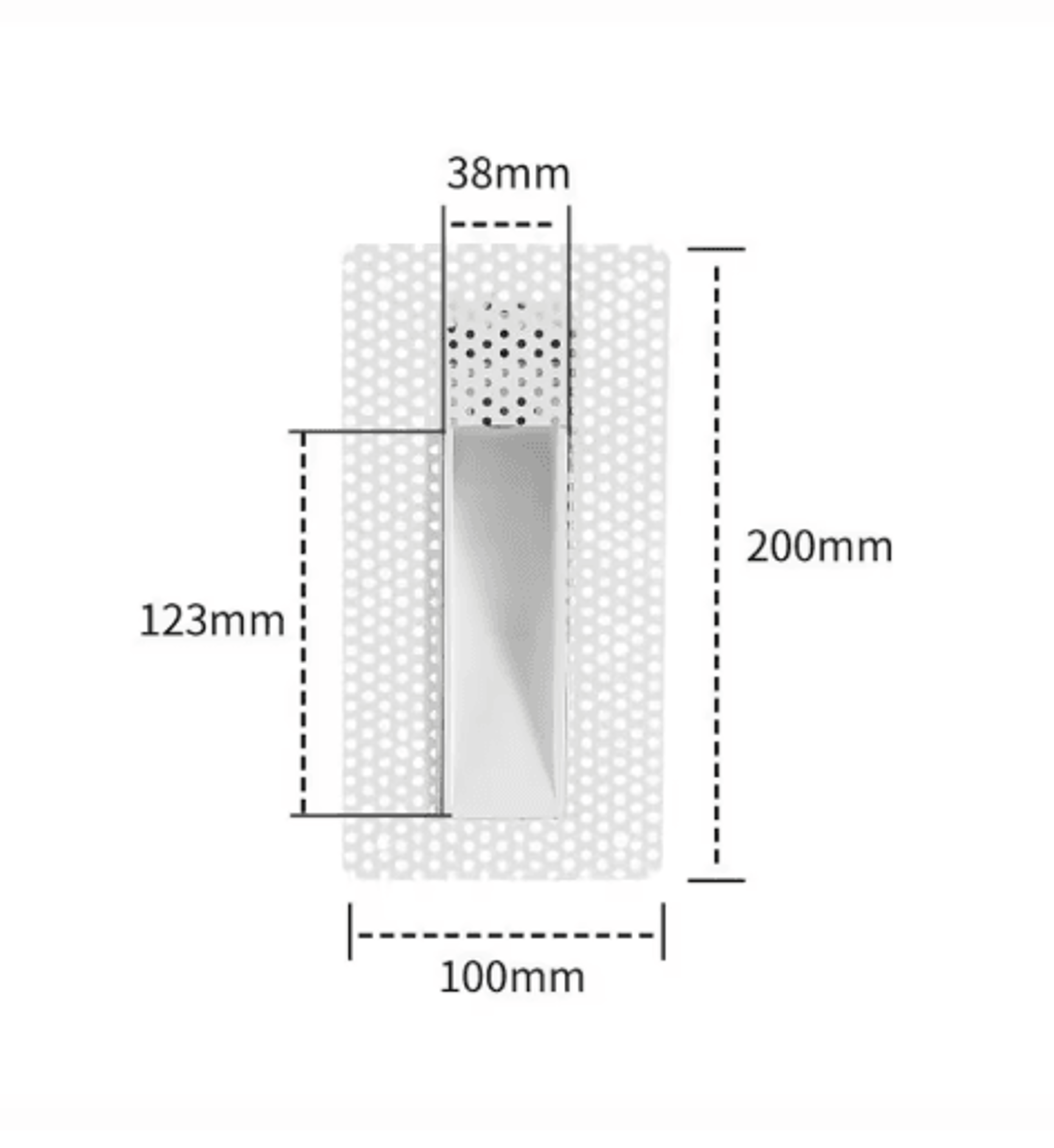 Borderless LED Step Lights  3W Motion Sensor Embedded Wall Light For Stairs  Hallways 1