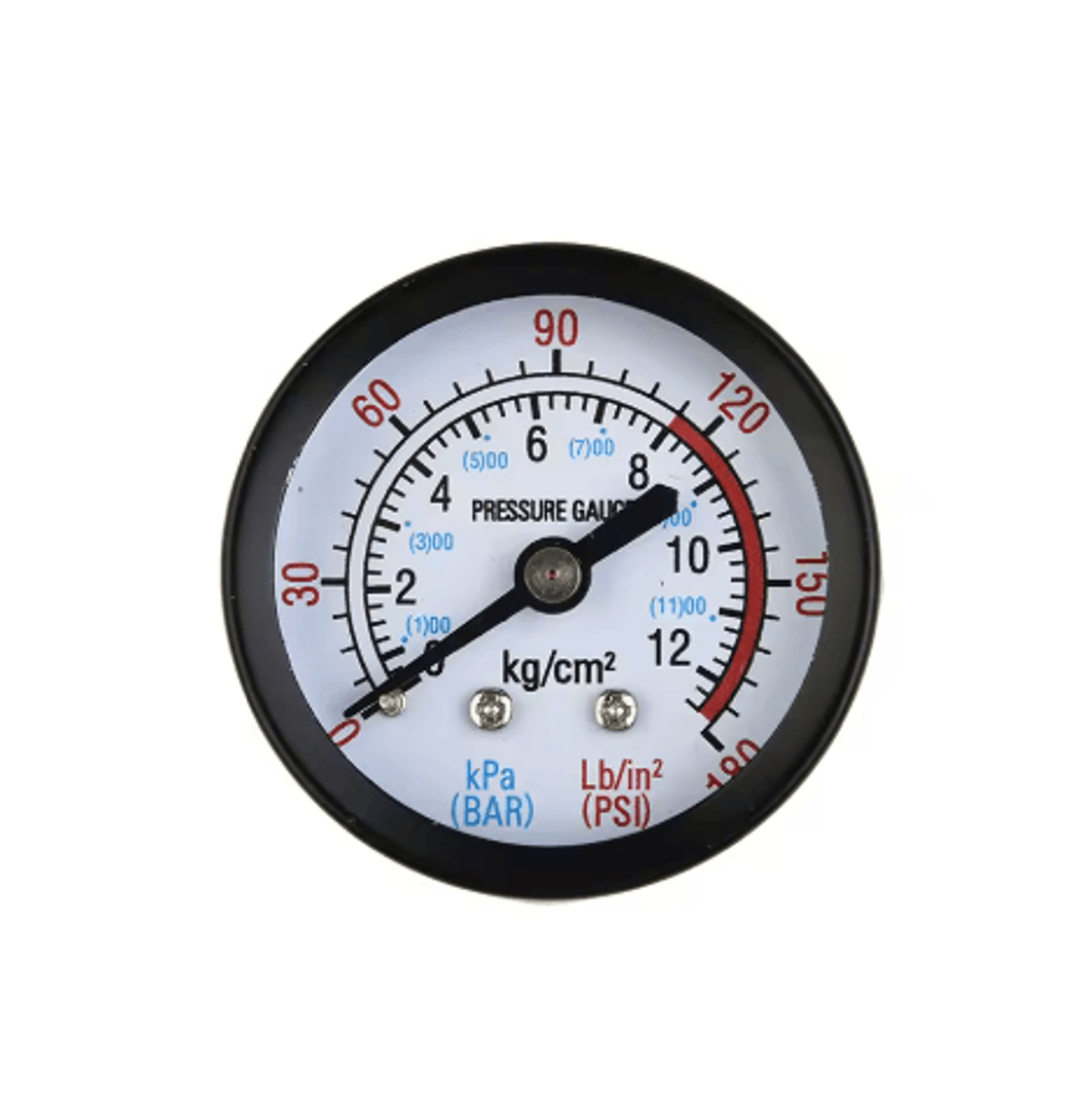 Air Compressor Pressure Gauge 0180 PSI 012 Bar  14 BSP Thread Pressure Meter For Pneumatic  Hydraul 3
