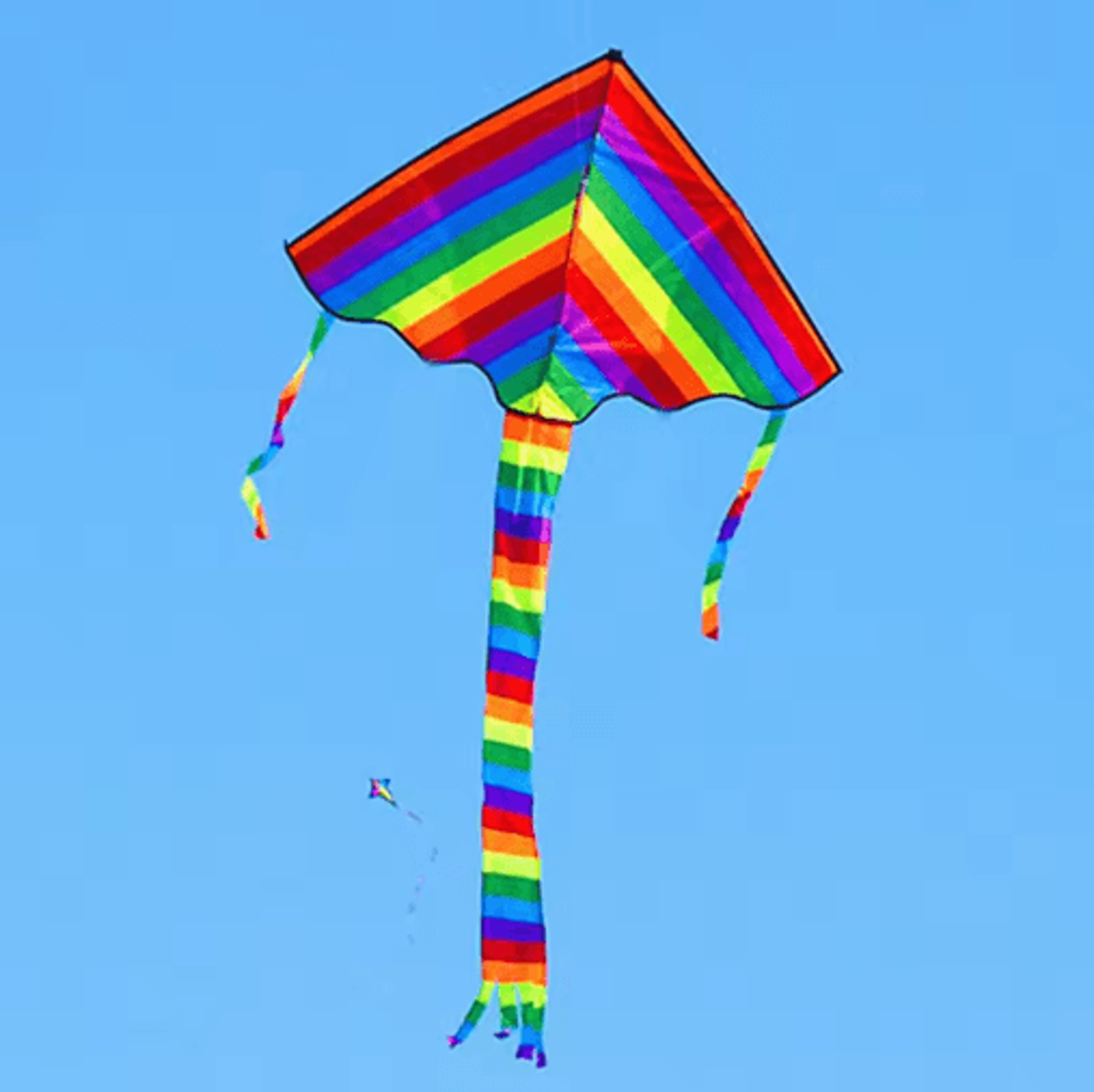 Professional Delta Rainbow Kite  Outdoor Beach Flying Kite For Adults  Families 3