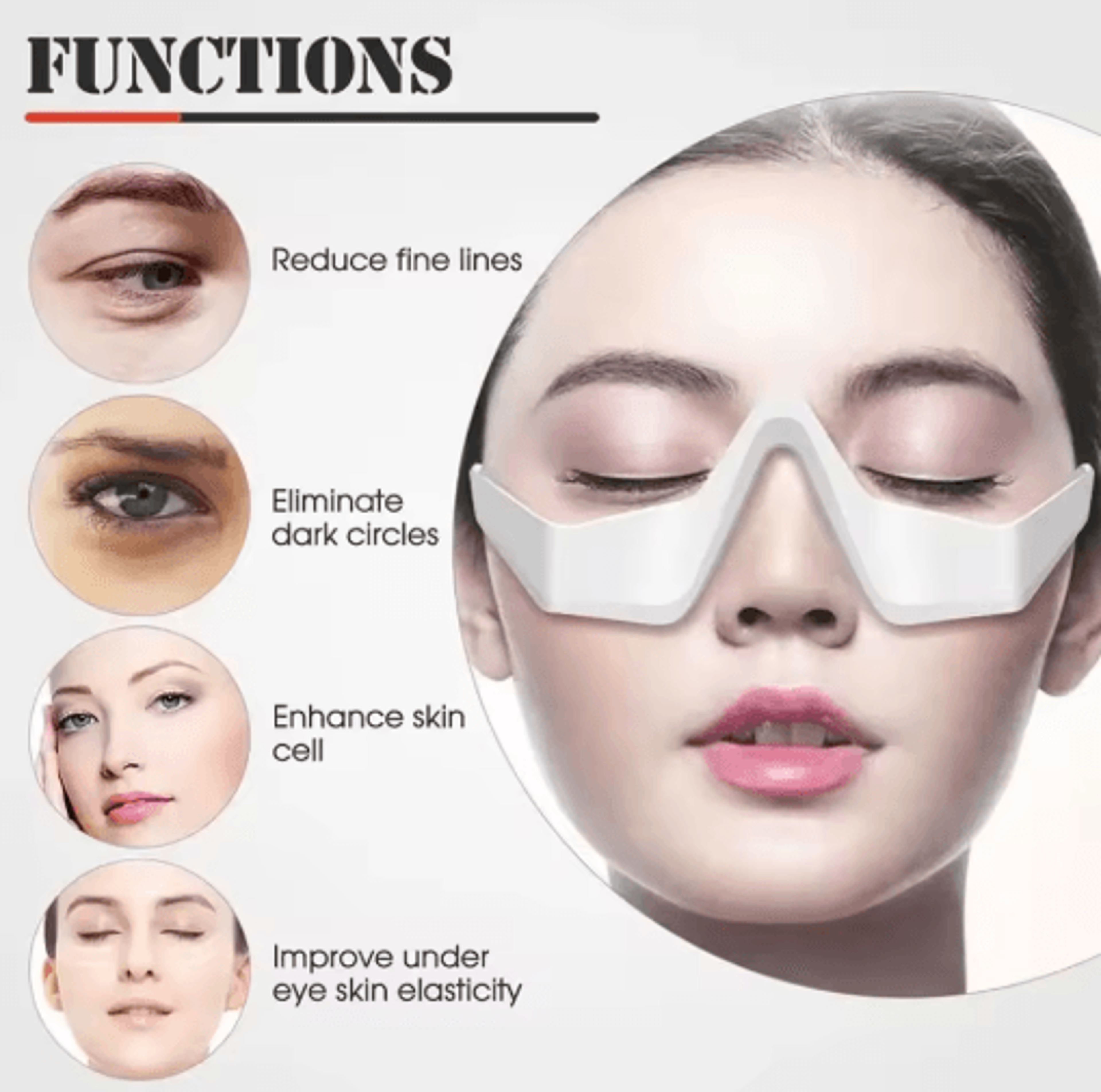 3D Eye Massager  Heated Eye Care Device For Relaxation  Daily Beauty Care 3