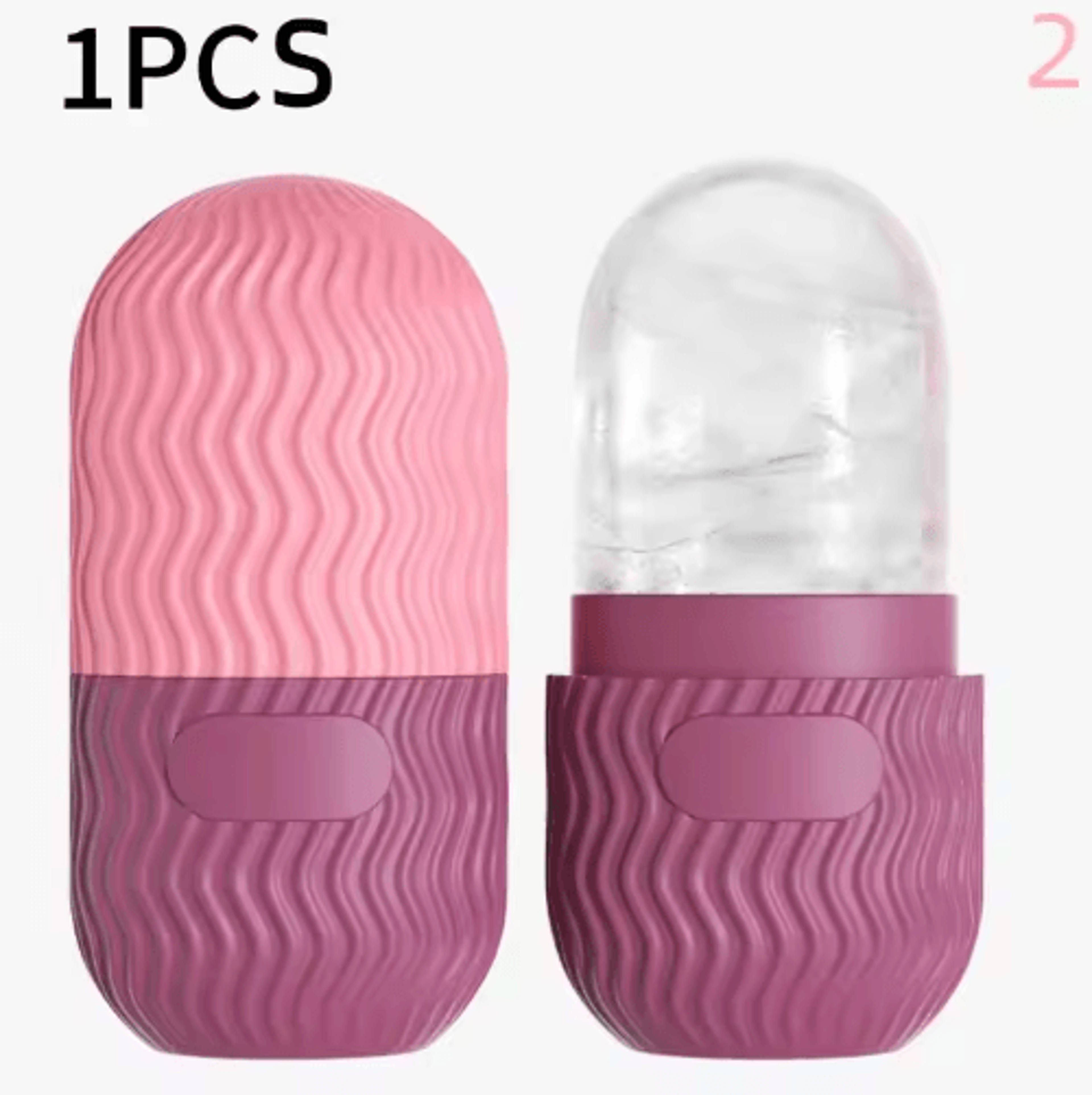 Silicone Face Ice Roller  Reusable Cold Therapy Beauty Tool For Refreshing Skincare 2