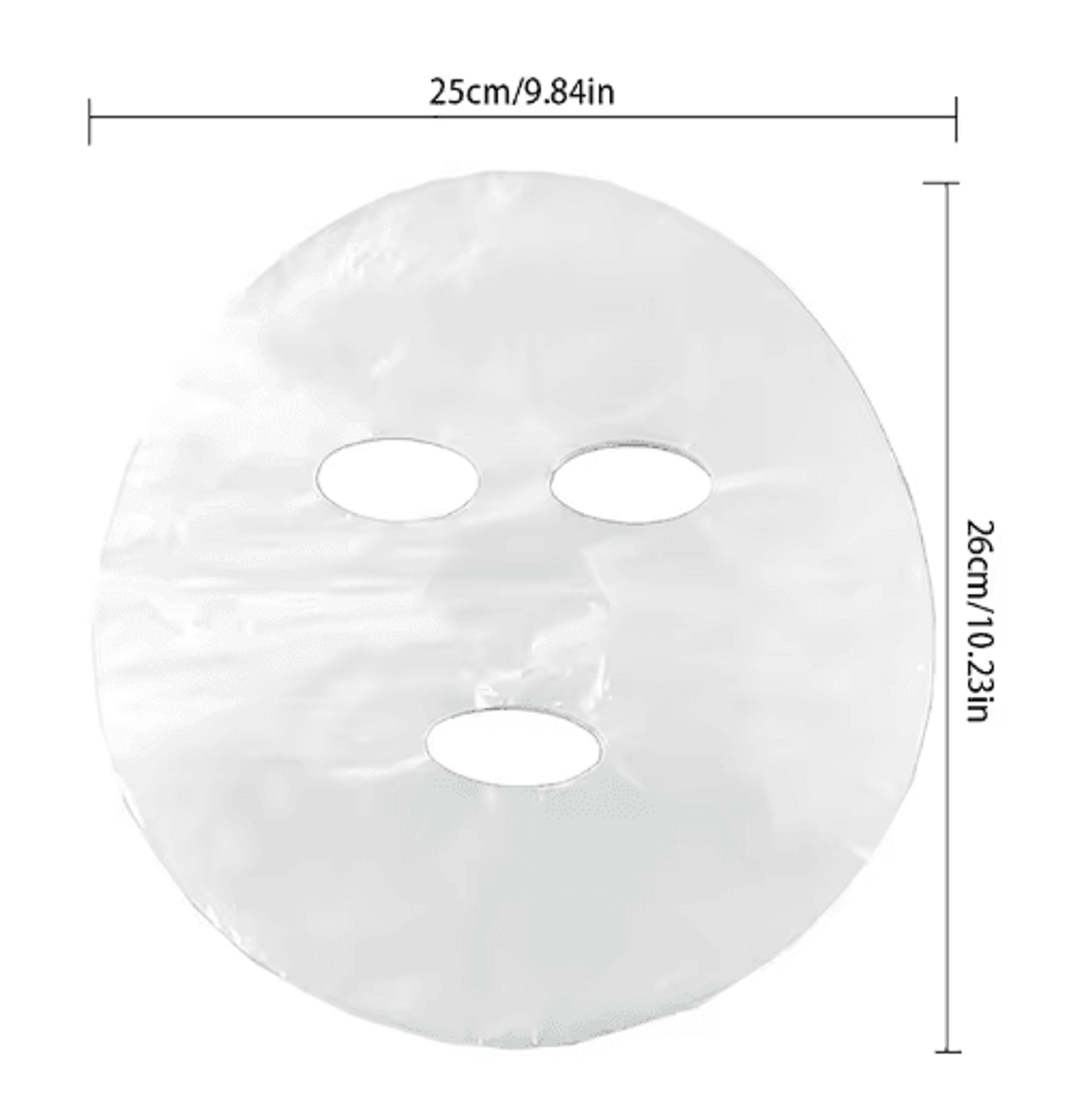 Disposable Facial Plastic Film  Transparent Face Mask Wrap For Skincare  Beauty Treatments 5