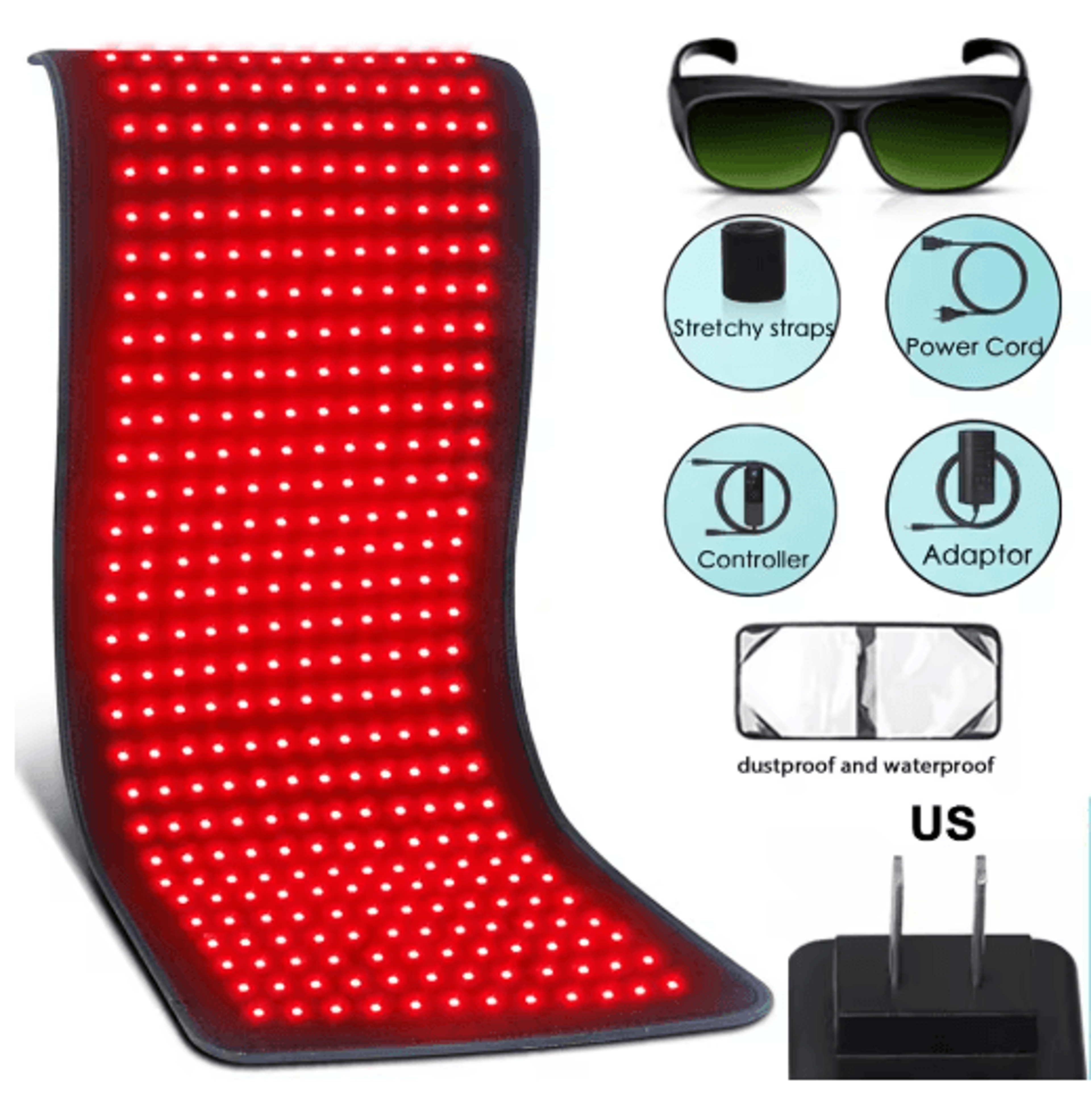 Red Light Therapy Heating Pad  Infrared LED Heating Cushion For Comfortable Body Care 1