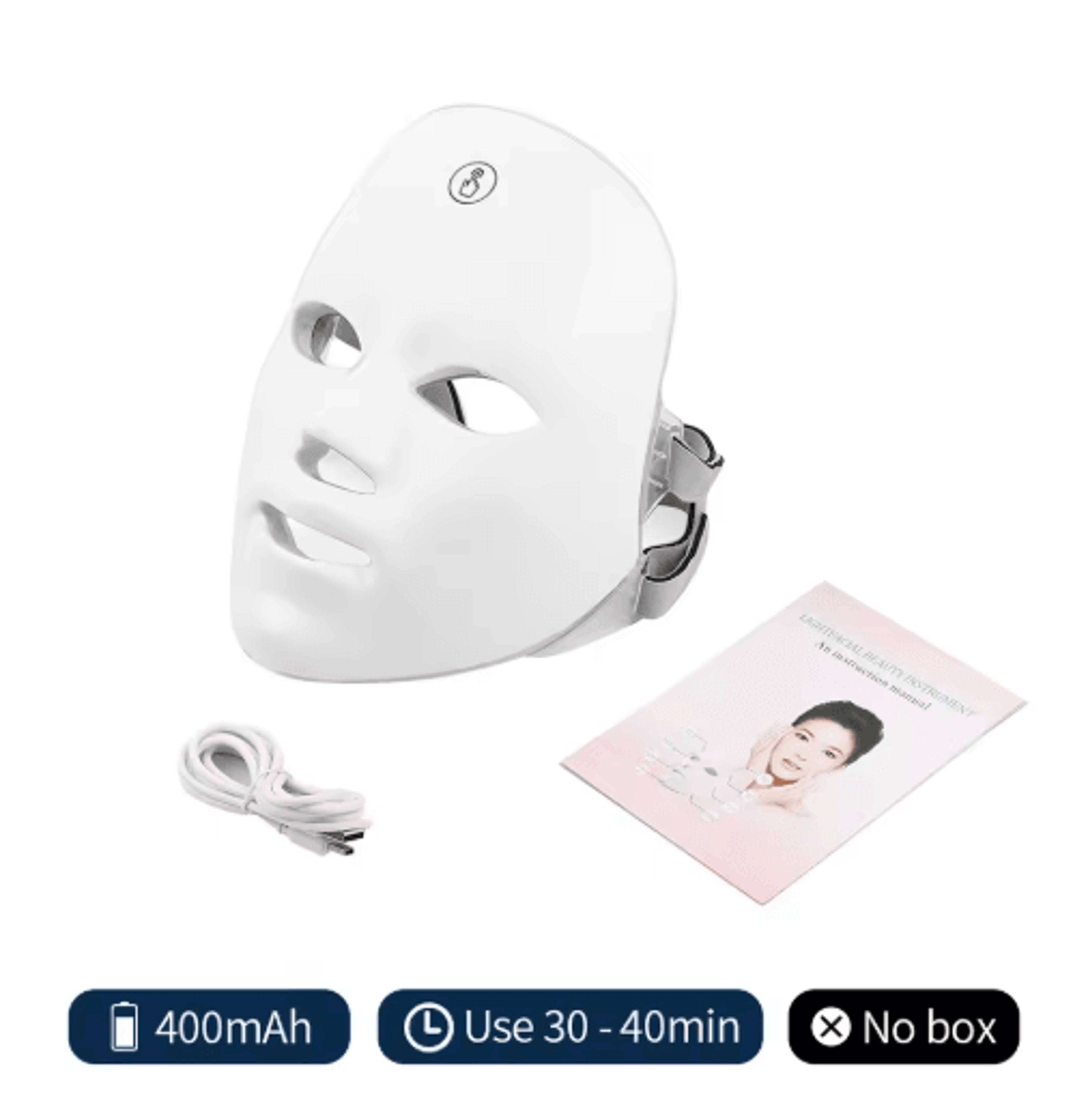 7Color LED Photon Facial Mask  Wireless LED Light Therapy Beauty Mask For Home Skincare 2