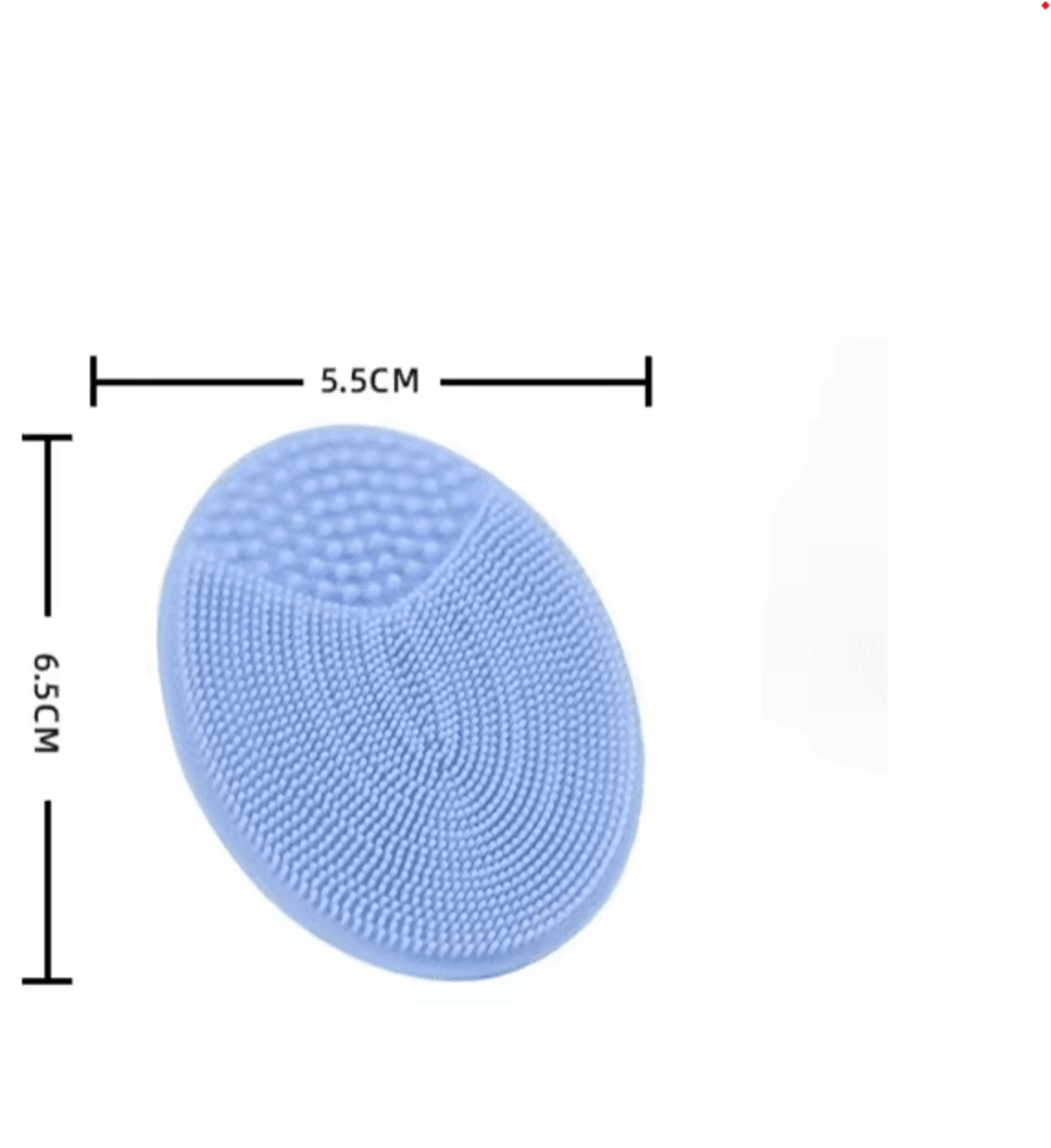 Soft Silicone Face Brush  Manual Facial Cleansing  Exfoliating Massage Brush 6