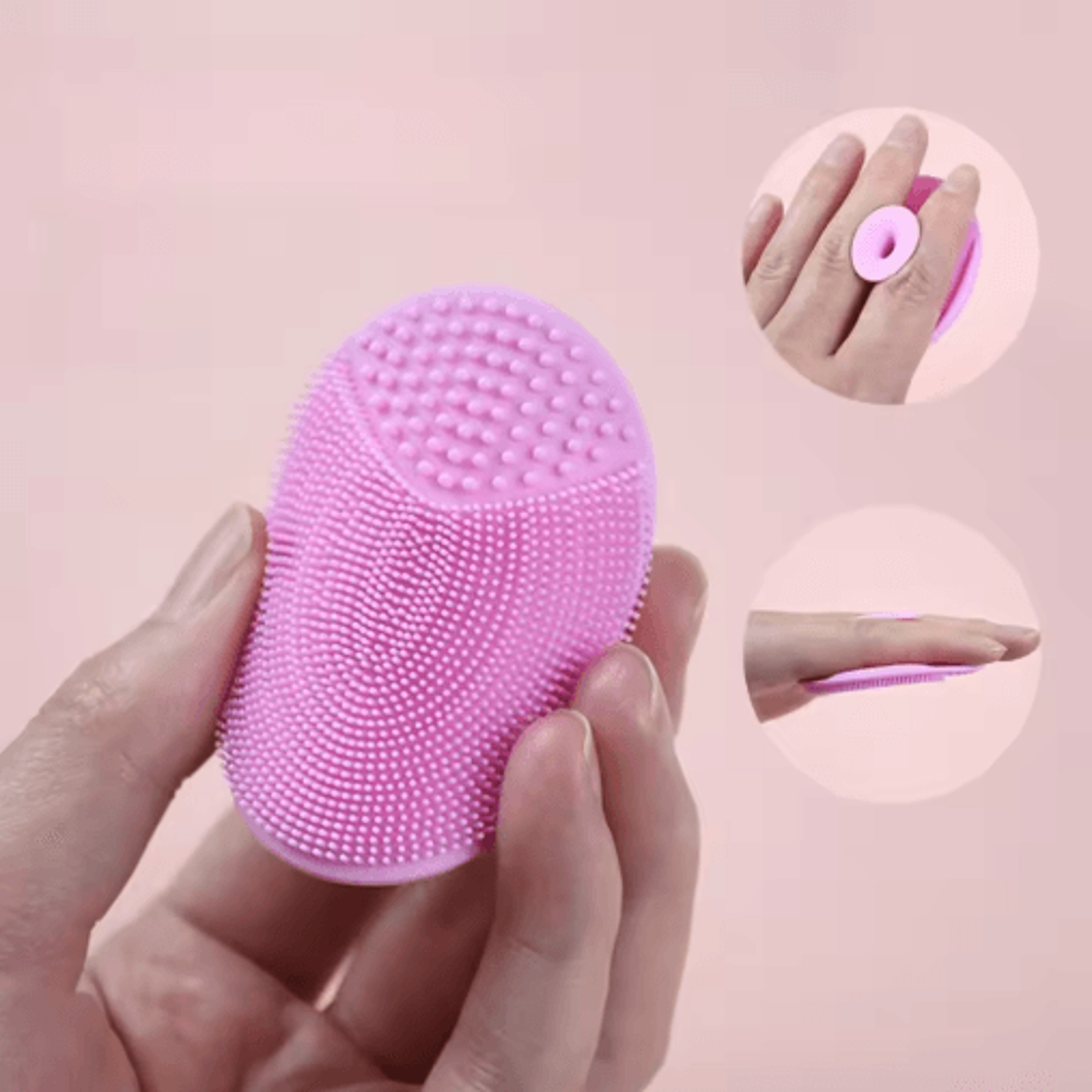 Soft Silicone Face Brush  Manual Facial Cleansing  Exfoliating Massage Brush 8