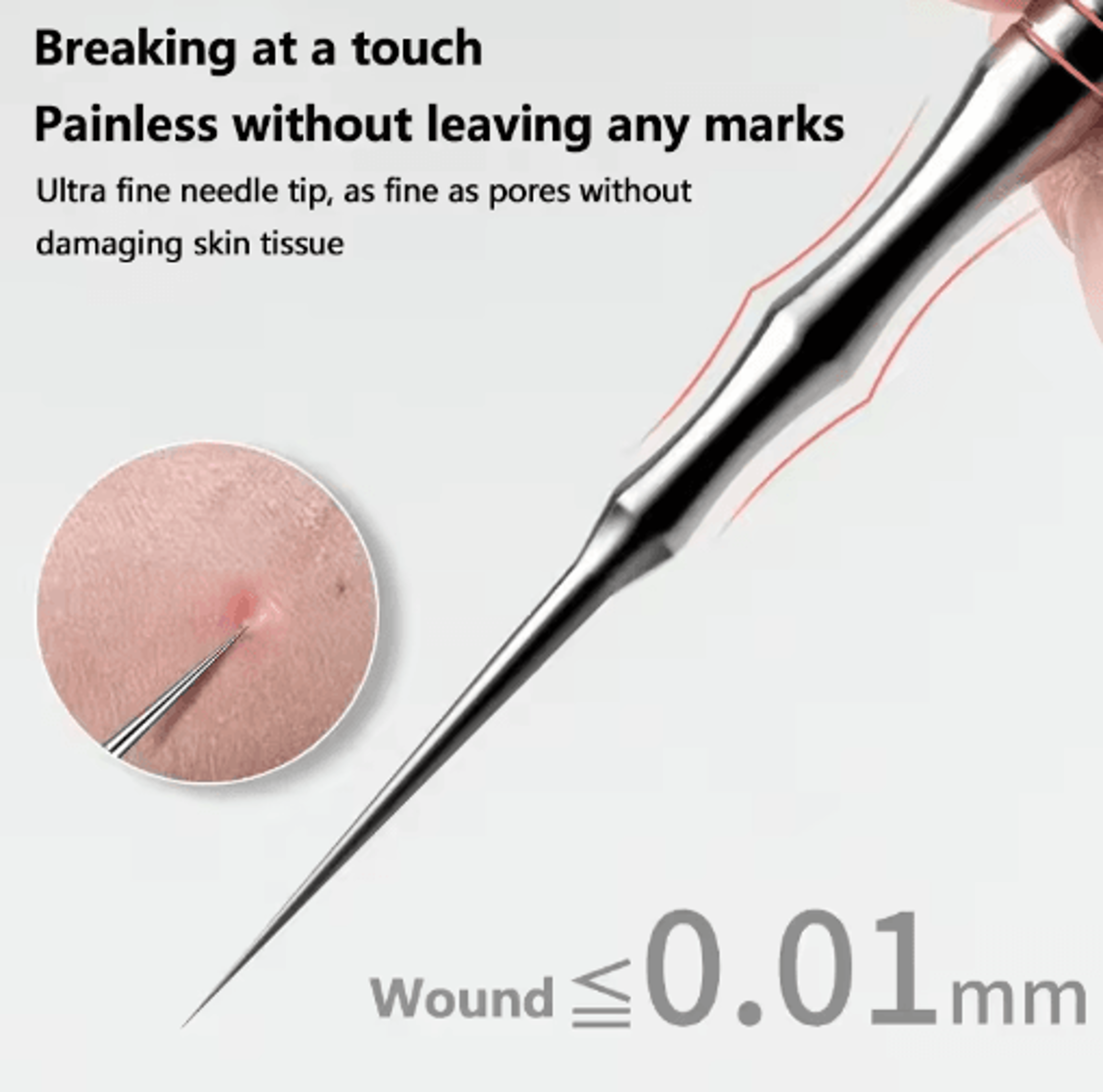 Stainless Steel Blackhead Remover  Milia Extractor Tool  Precision Pore Cleaning Kit 7