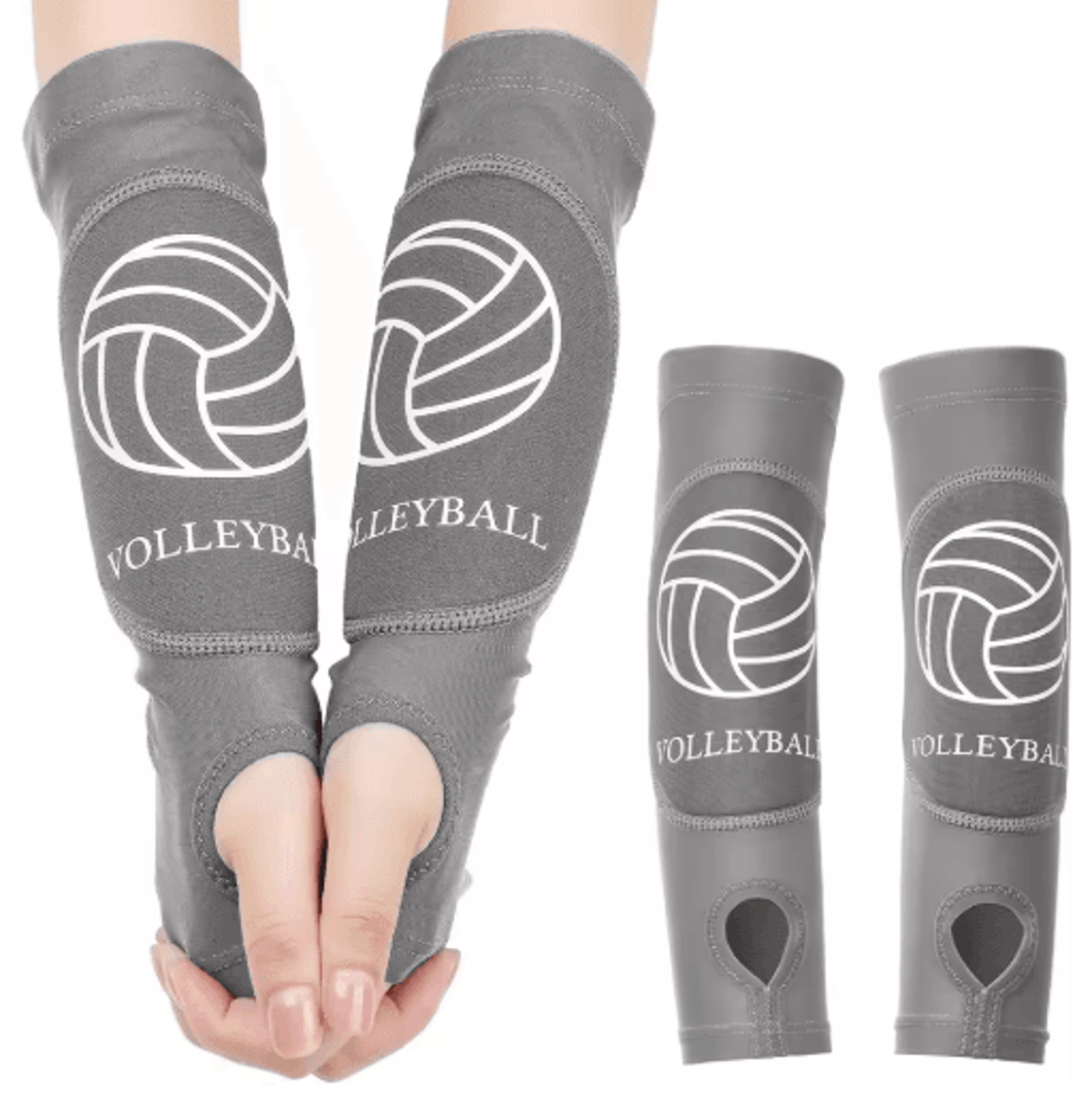 2Piece Volleyball Arm Sleeves  Padded Forearm Sleeves For Boys Girls Teens  Youth 6