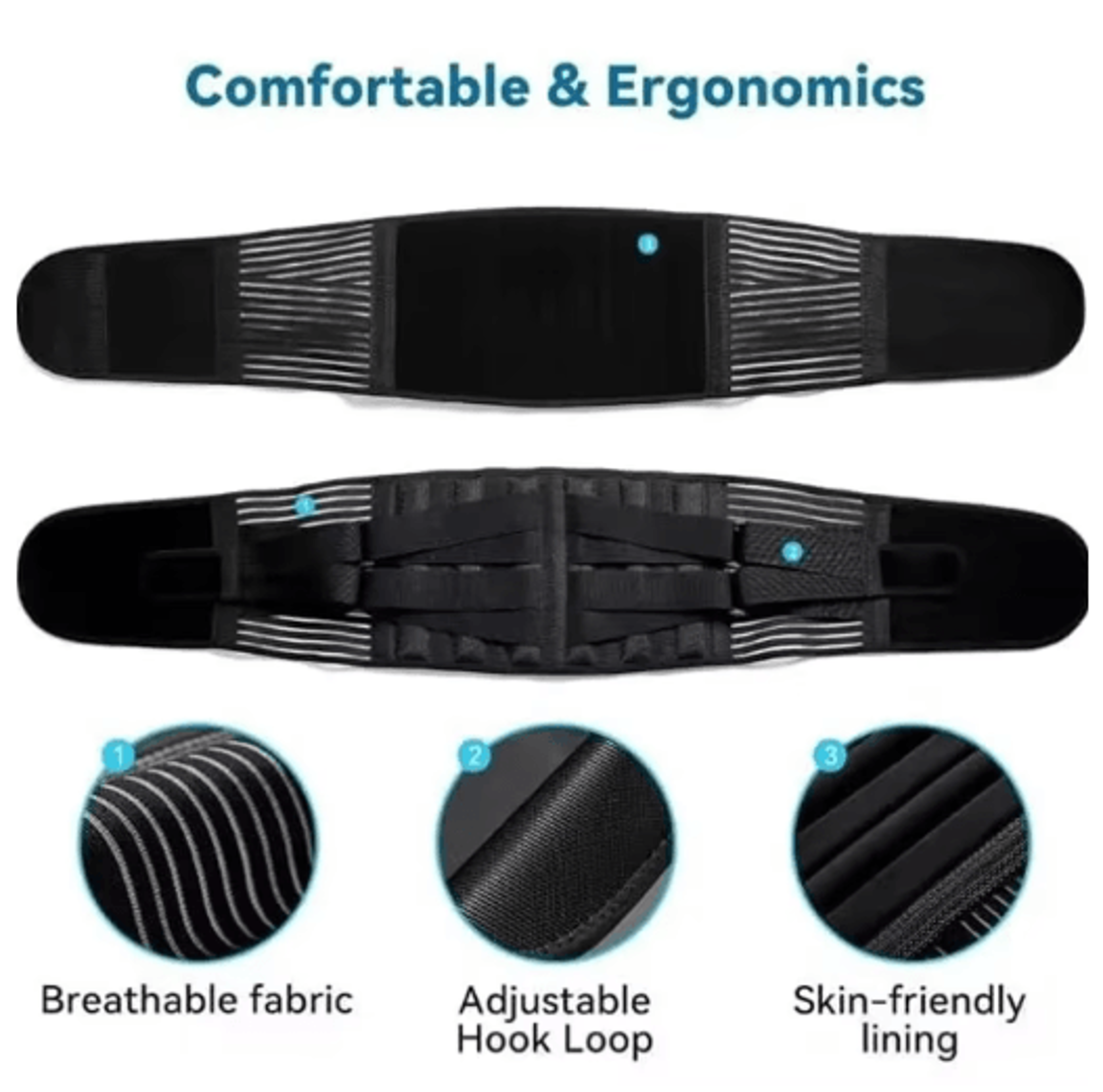Back Brace Lower Back Support Belt Lumbar Support Sciatica Brace Back Support Belt 5