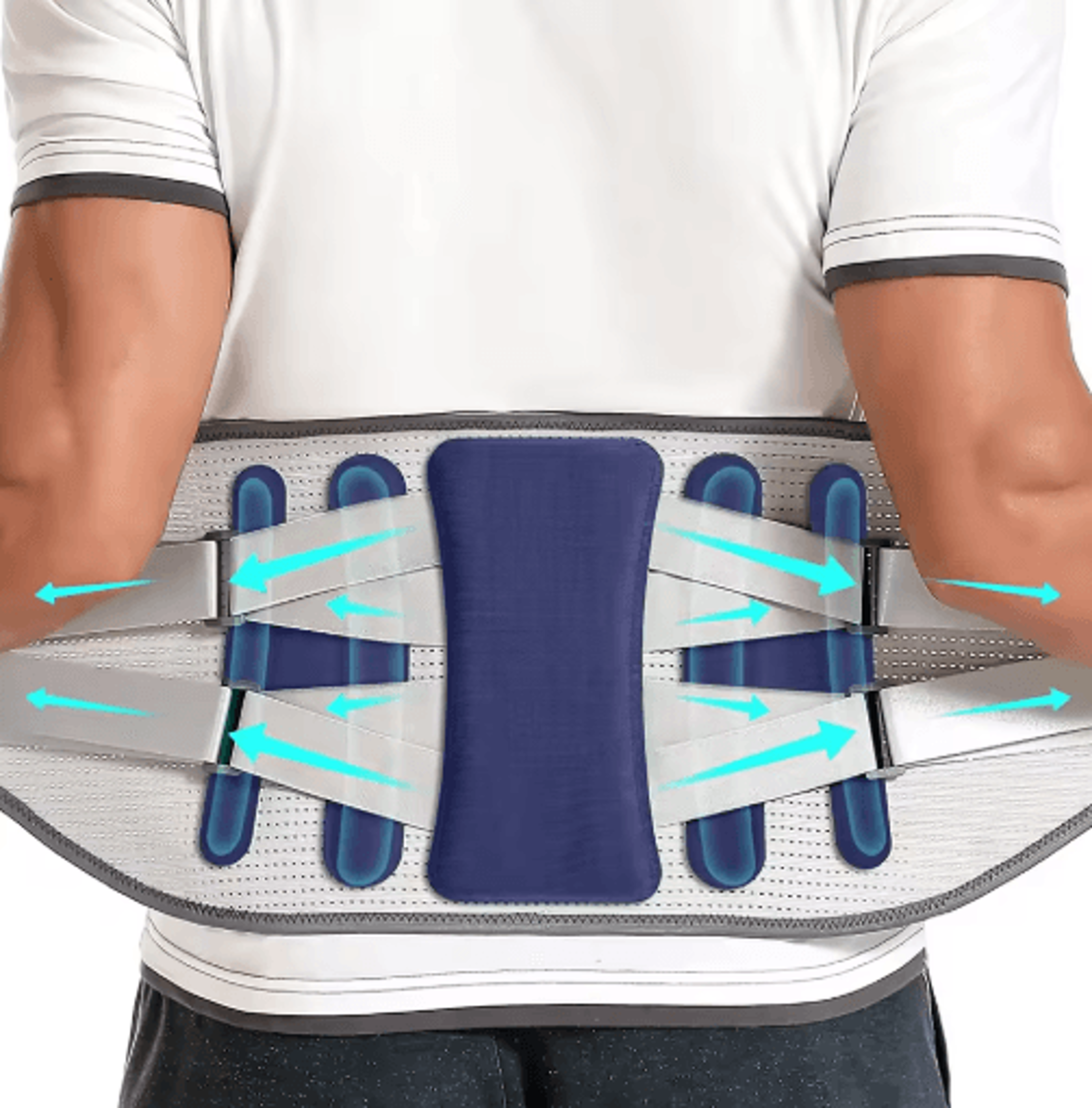 Lumbar Support Belt Back Brace Spine Decompression Brace Lower Back Support Posture Support Belt 3