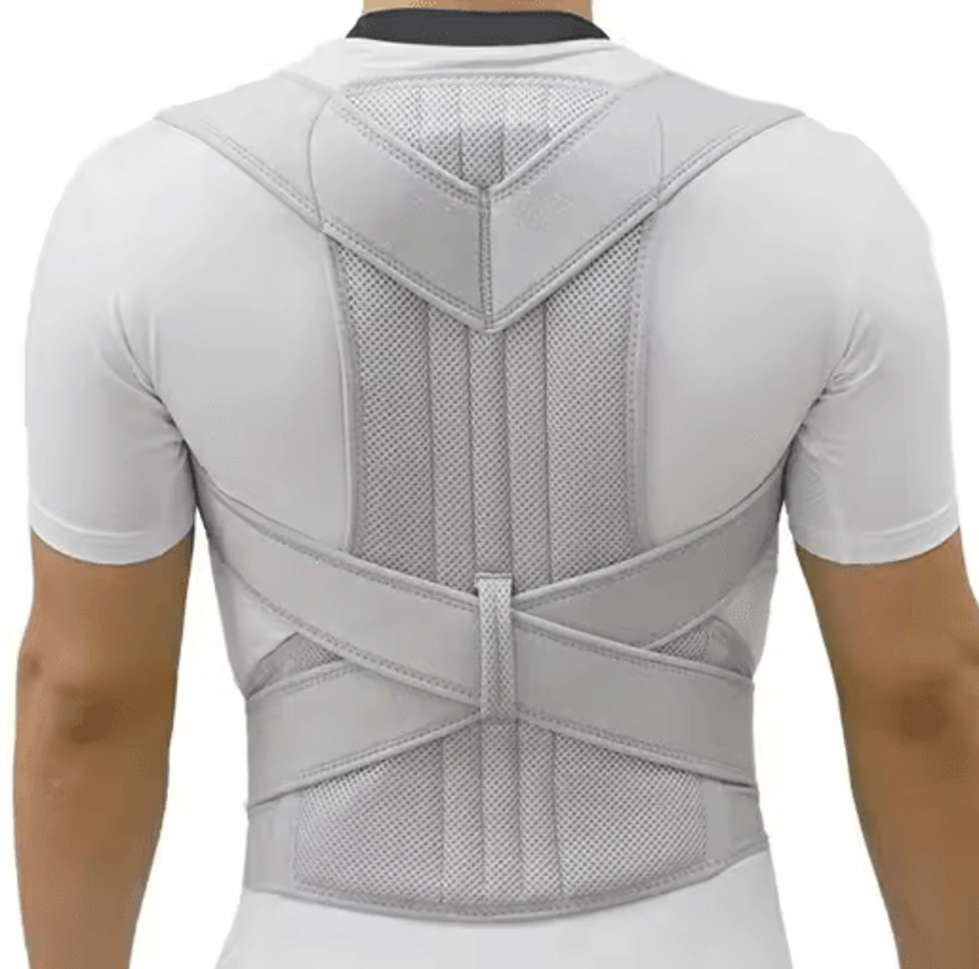 Alloy Bar Posture Corrector Back Brace  Adjustable Spine  Shoulder Support Belt For Men  Women 2