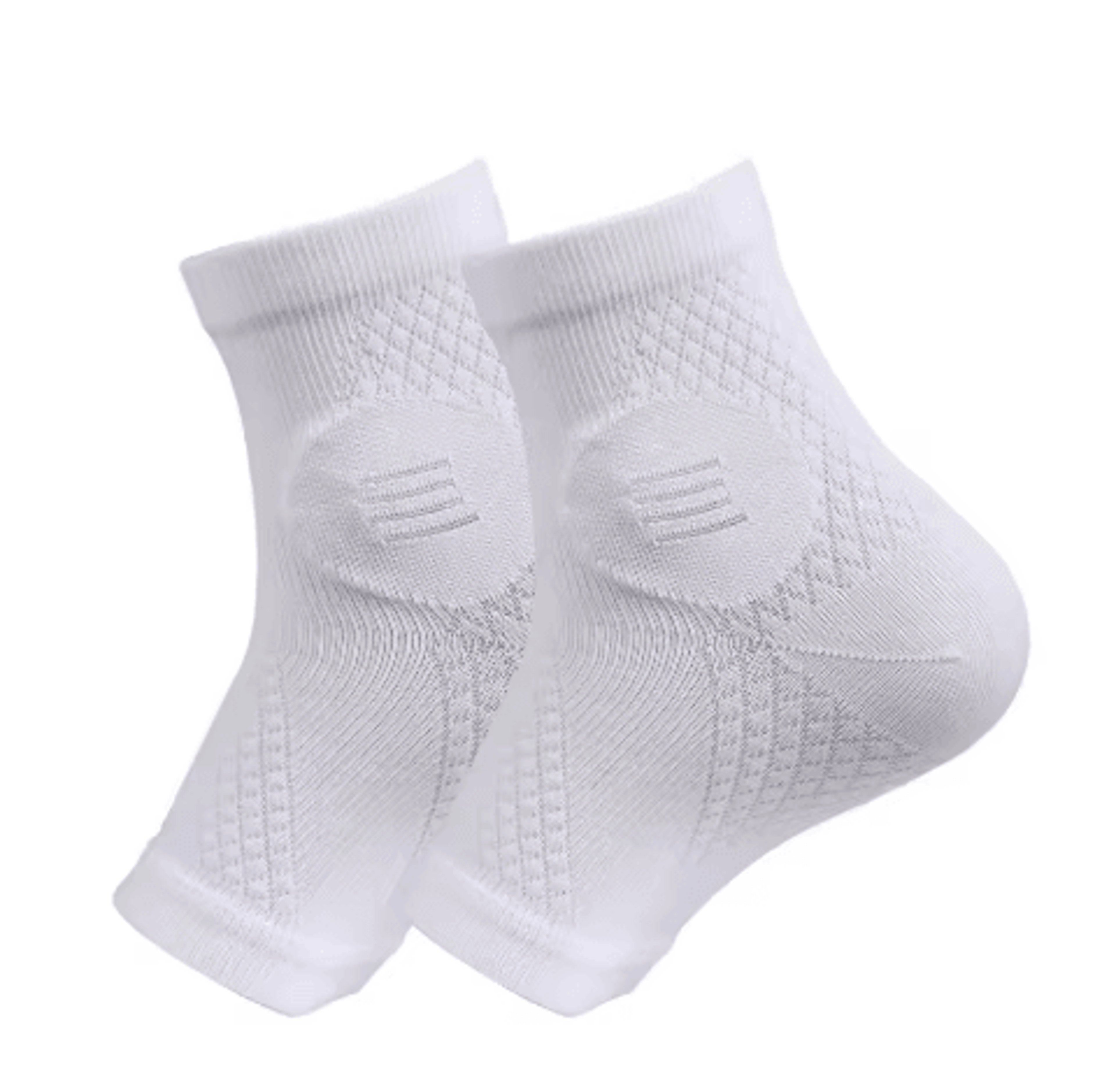 1 Pair Breathable Compression Foot Sleeves  Lightweight Arch Support Socks For Men  Women 5