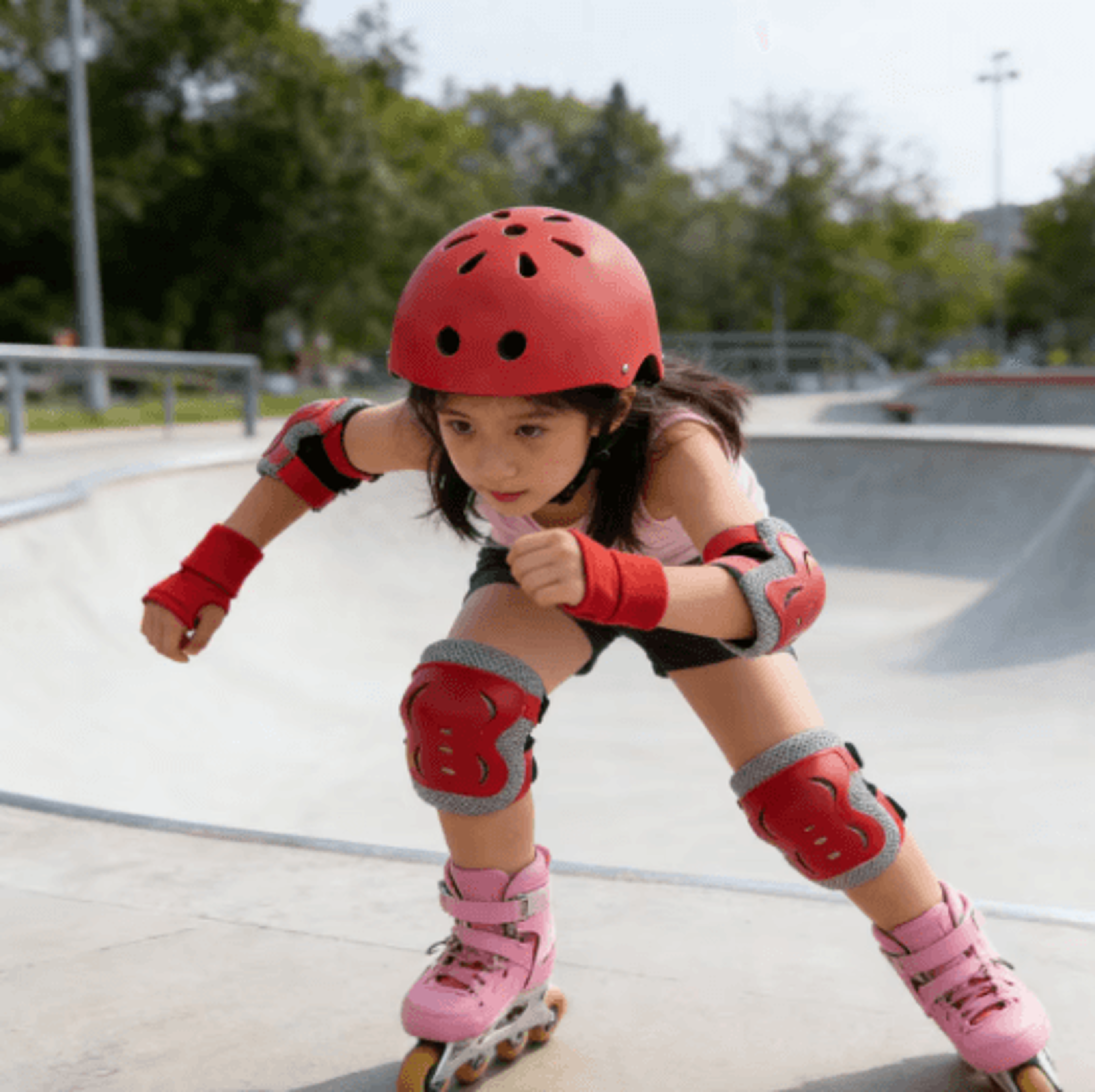 Kids Protective Gear Skateboard Helmet Set Skating Pads Kids Safety Gear Roller Skating Protective  9
