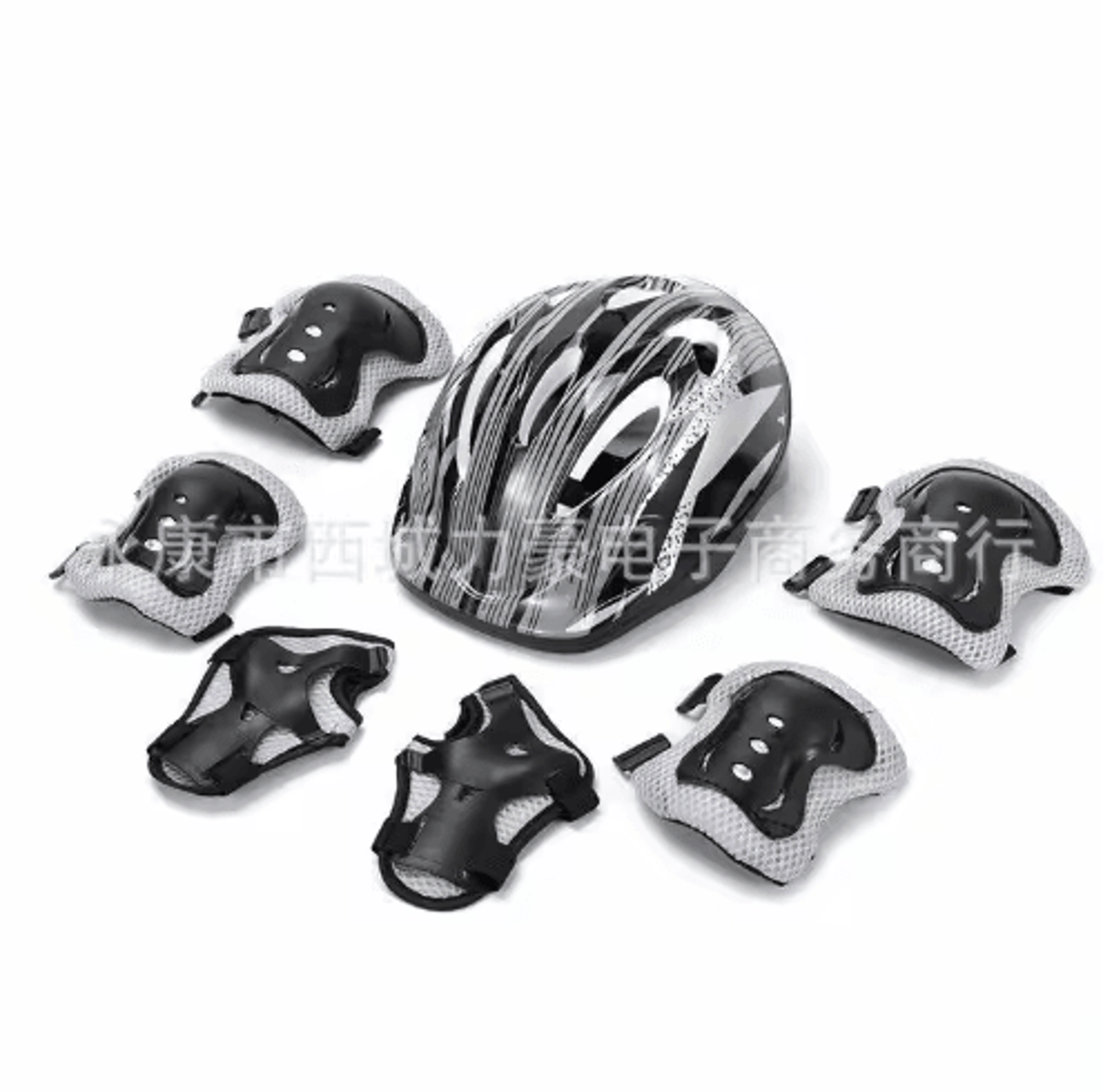 Kids Protective Gear Set Kids Skating Helmet Cycling Safety Gear Skateboard Protective Pads Adjusta 6