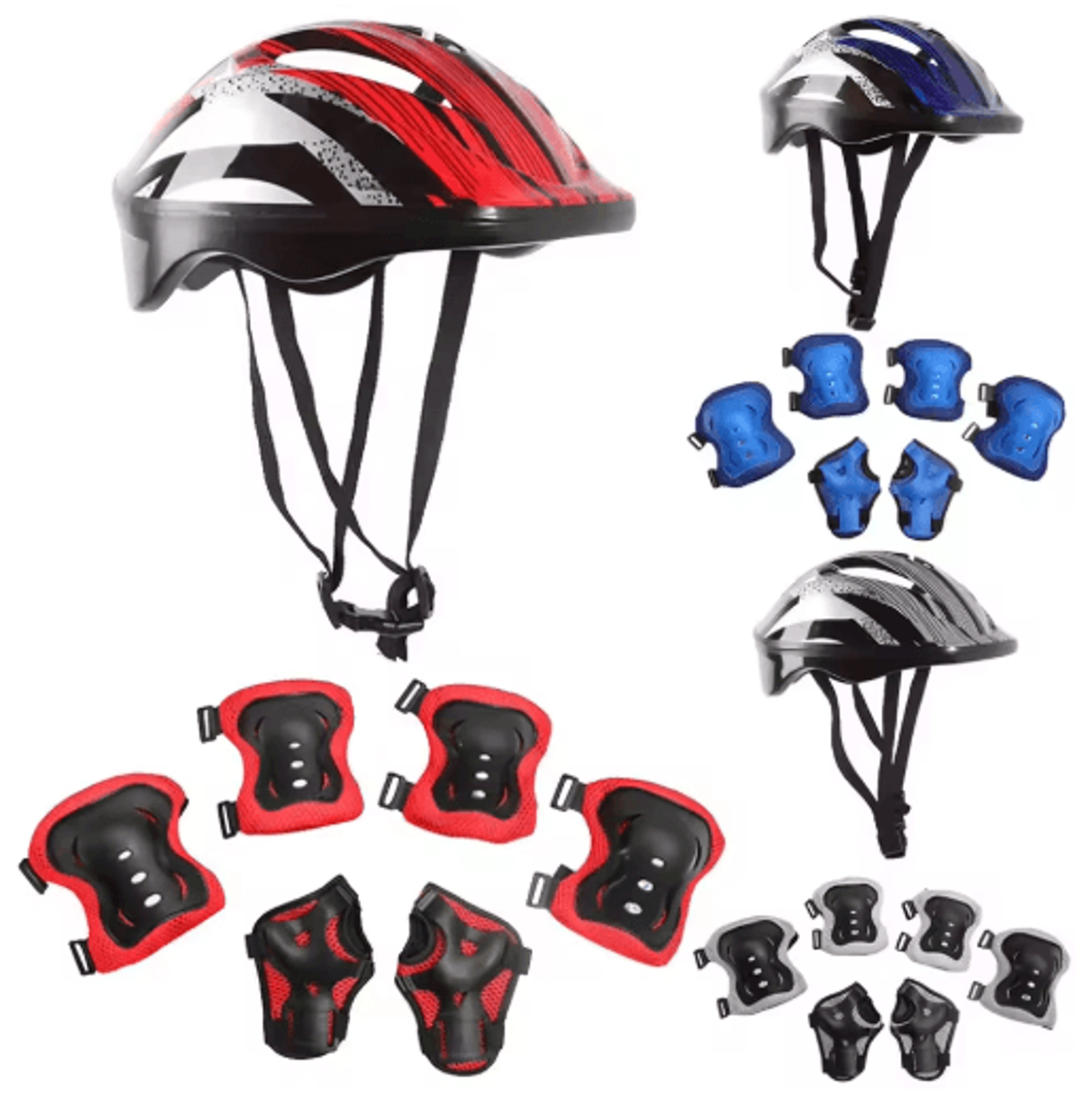 Kids Protective Gear Set Kids Skating Helmet Cycling Safety Gear Skateboard Protective Pads Adjusta 9
