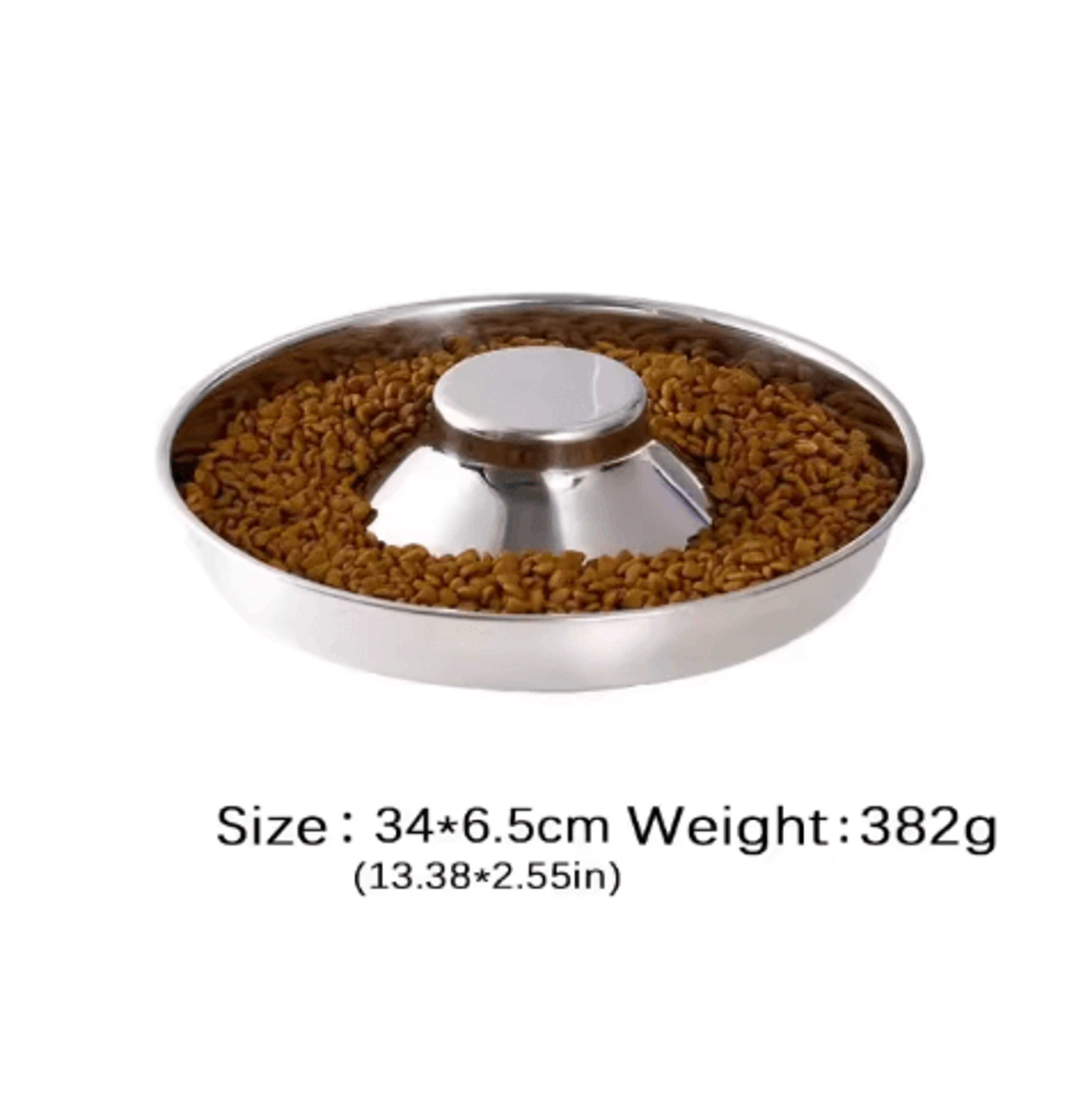 Stainless Steel Dog Bowl Slow Feeder Dog Bowl Puppy Weaning Bowl Pet Feeding Dish Dog Food Bowl 1