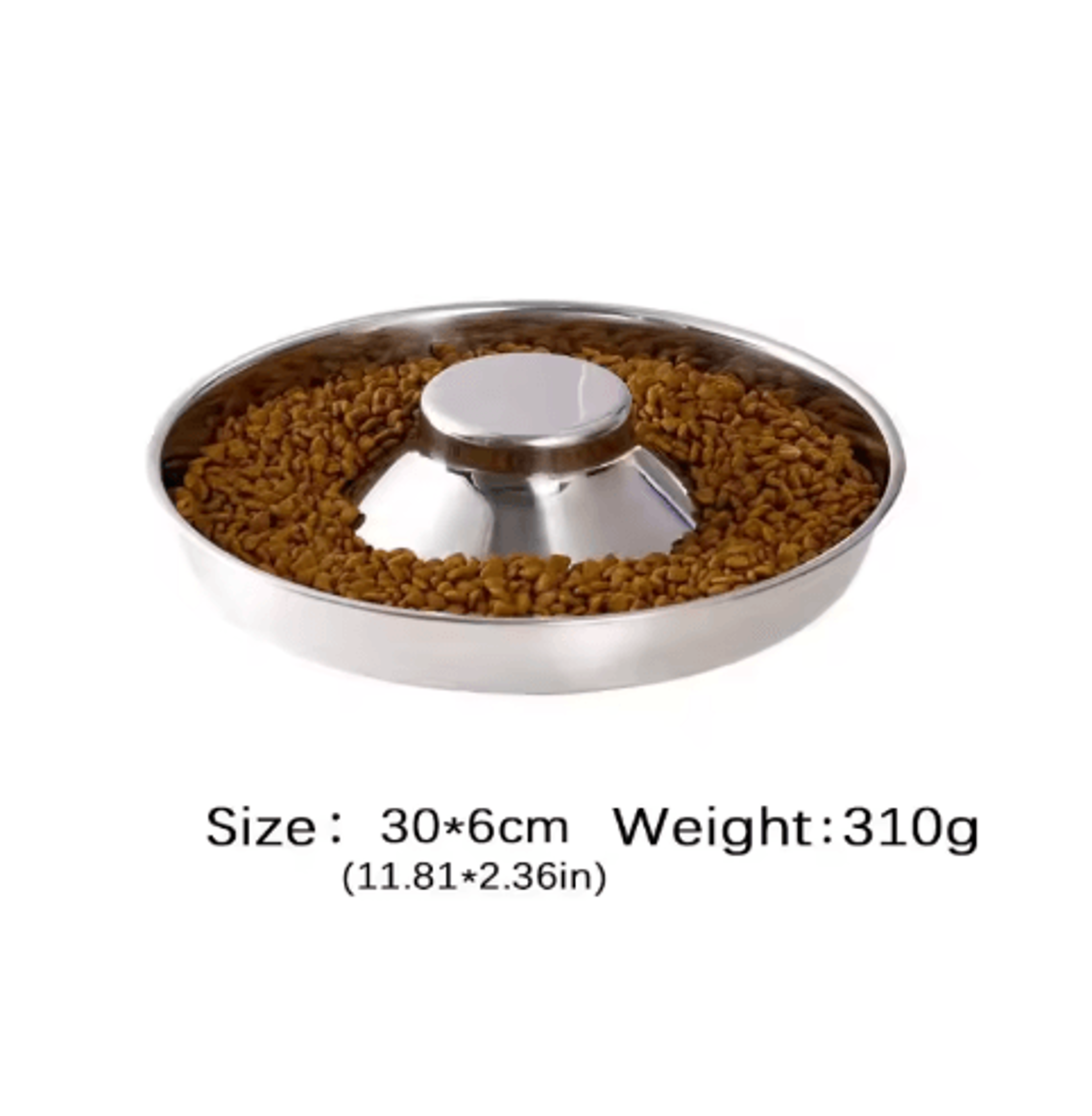 Stainless Steel Dog Bowl Slow Feeder Dog Bowl Puppy Weaning Bowl Pet Feeding Dish Dog Food Bowl 3