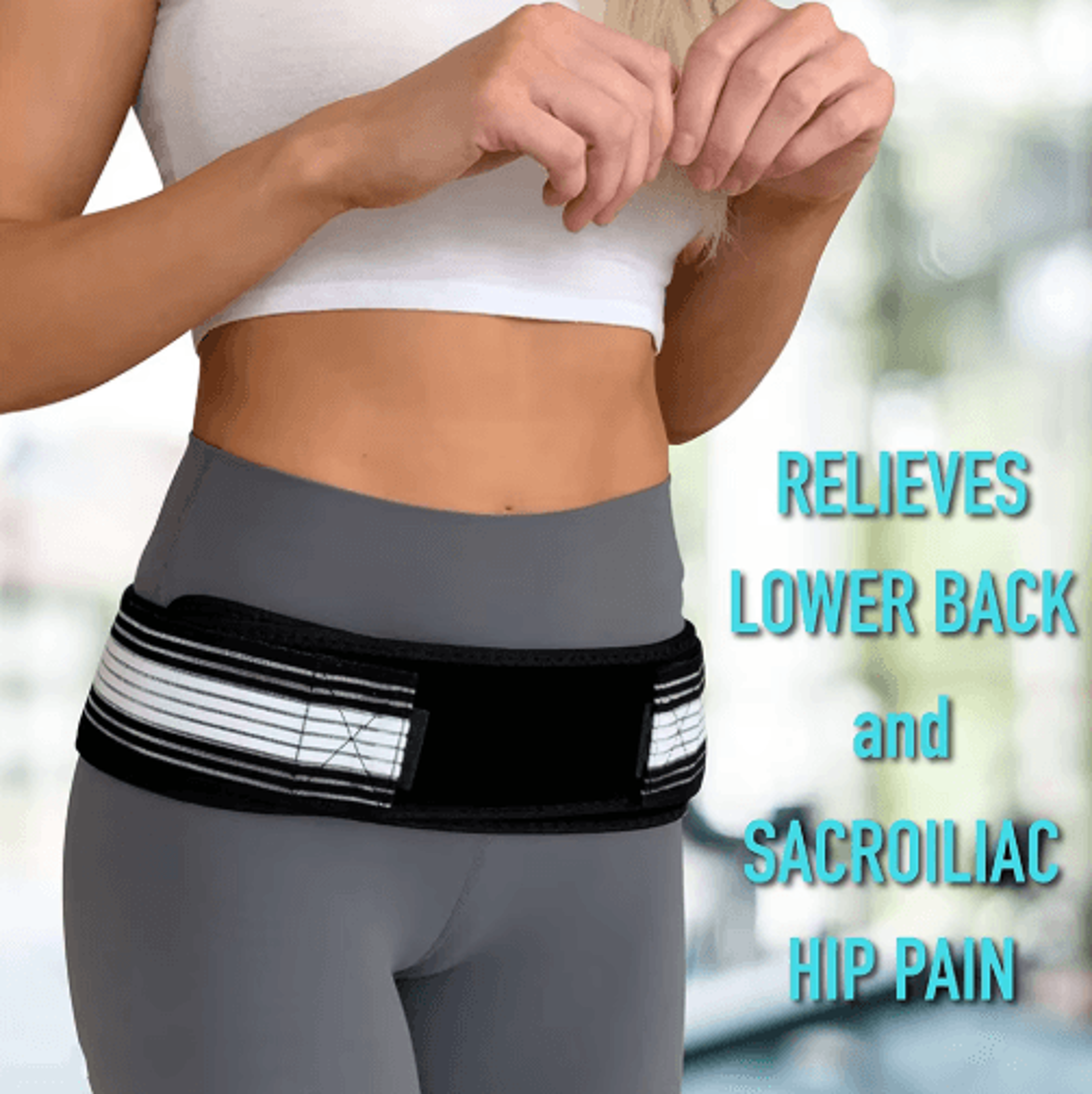 Adjustable SI Joint  Pelvic Support Belt  Comfortable Hip And Lower Back Stabilizing Brace 10