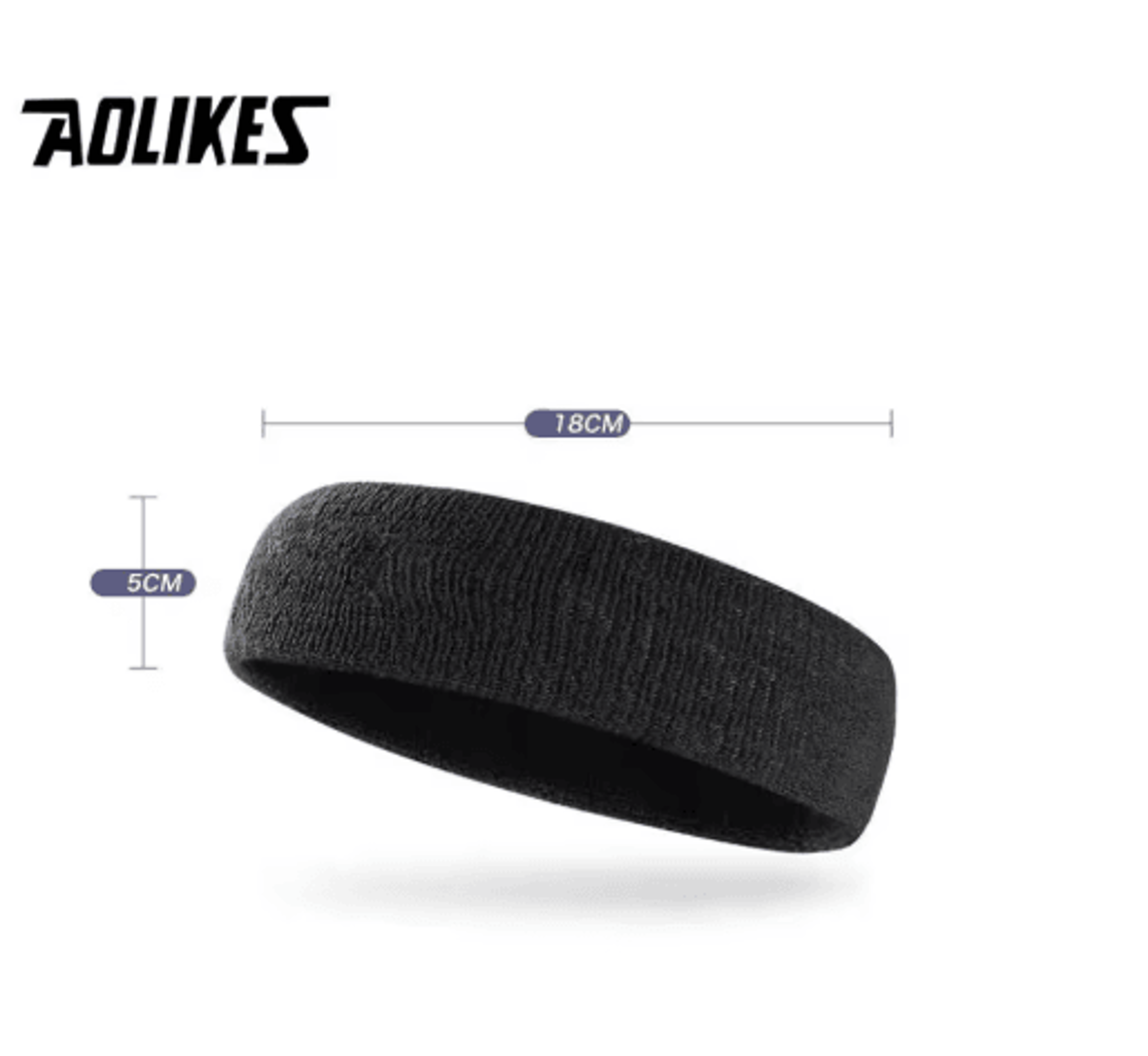AOLIKES Cotton Athletic Headband  Elastic Sweatband For Men  Women Sports Gym Basketball Volleyball 26