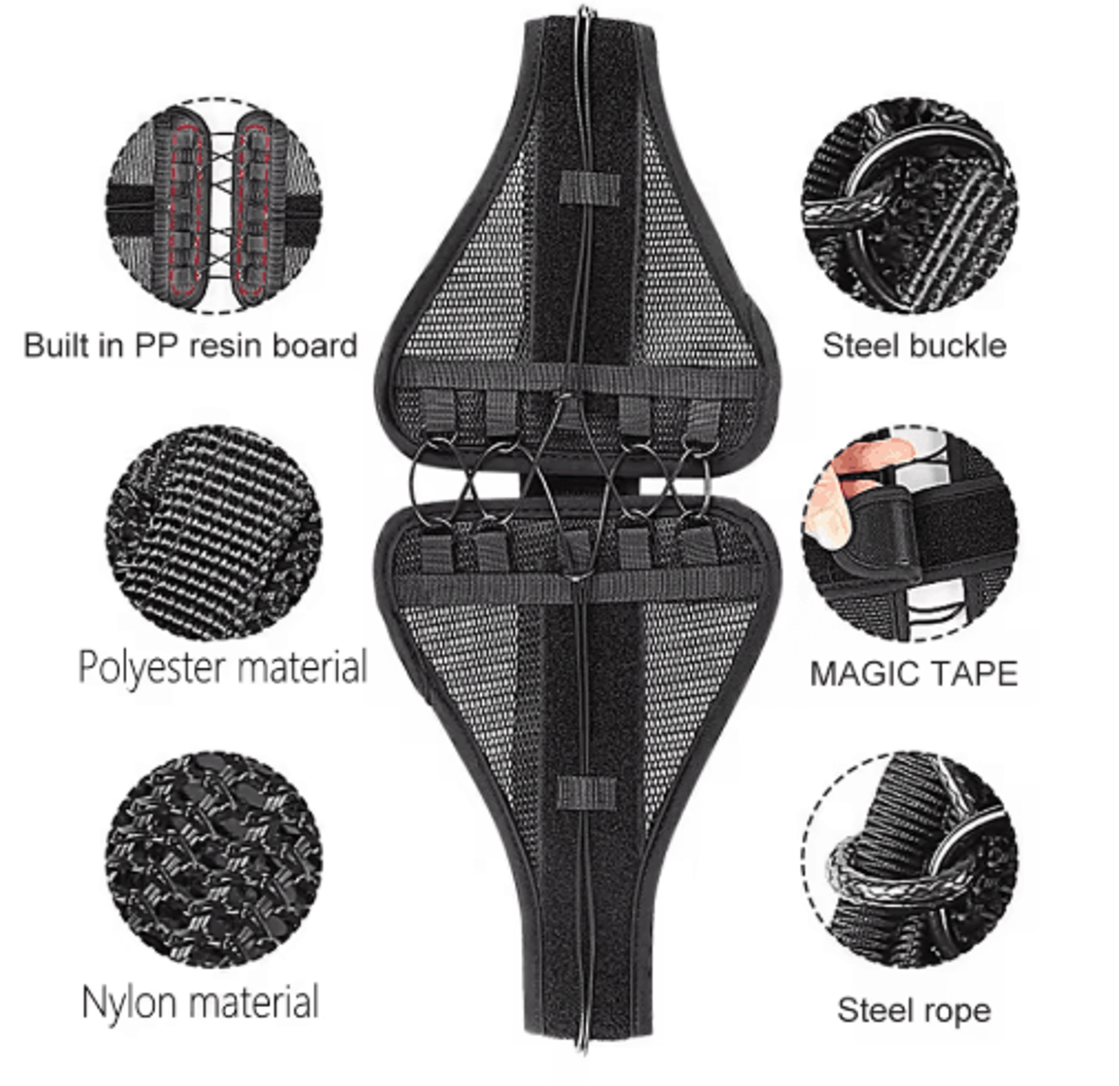 Adjustable Lower Back Brace With Pulley System  Lumbar Support Belt For Men  Women 6