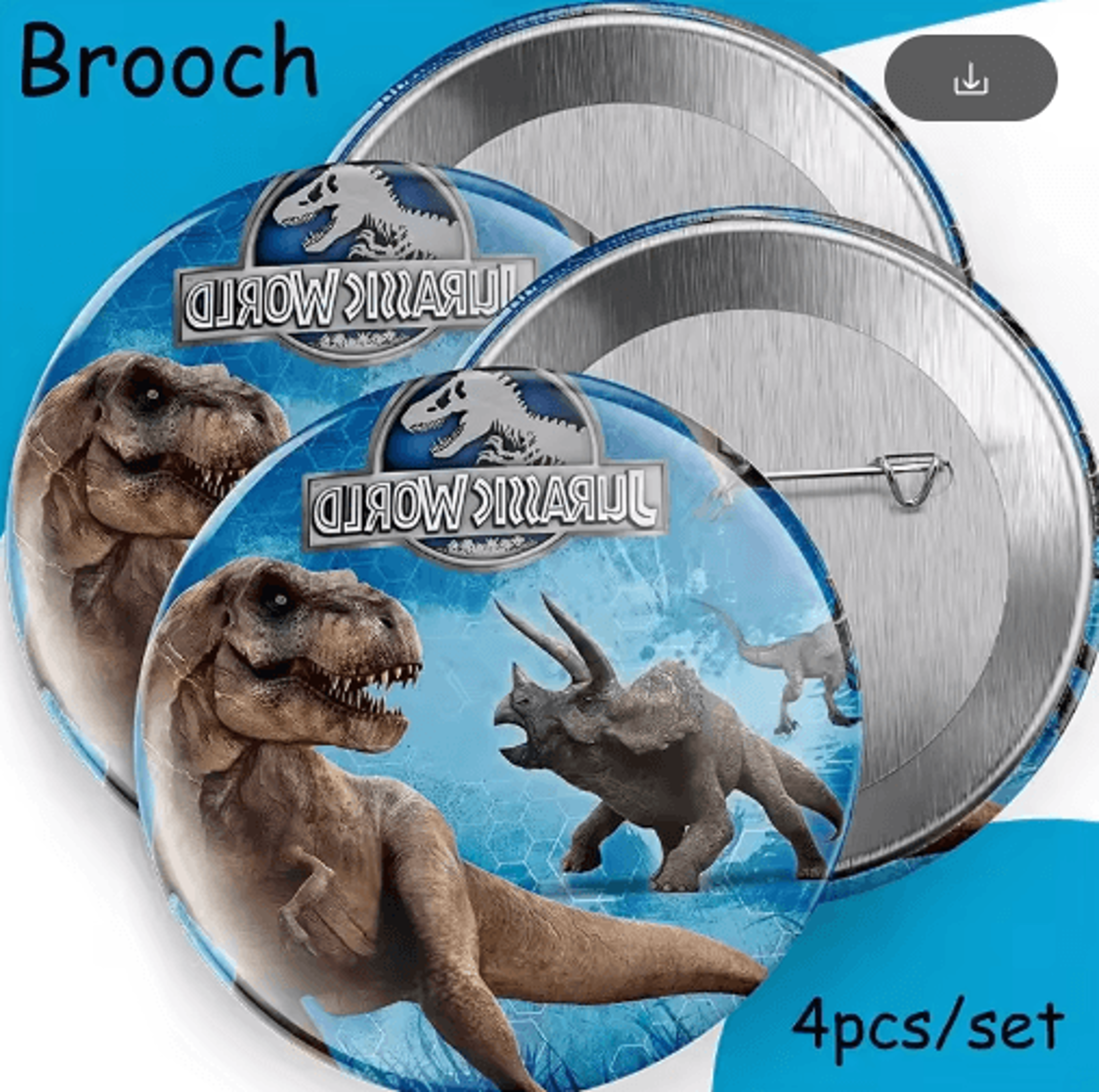 Jurassic Dinosaur Party Tableware Set With Plates Cups And Napkins 6