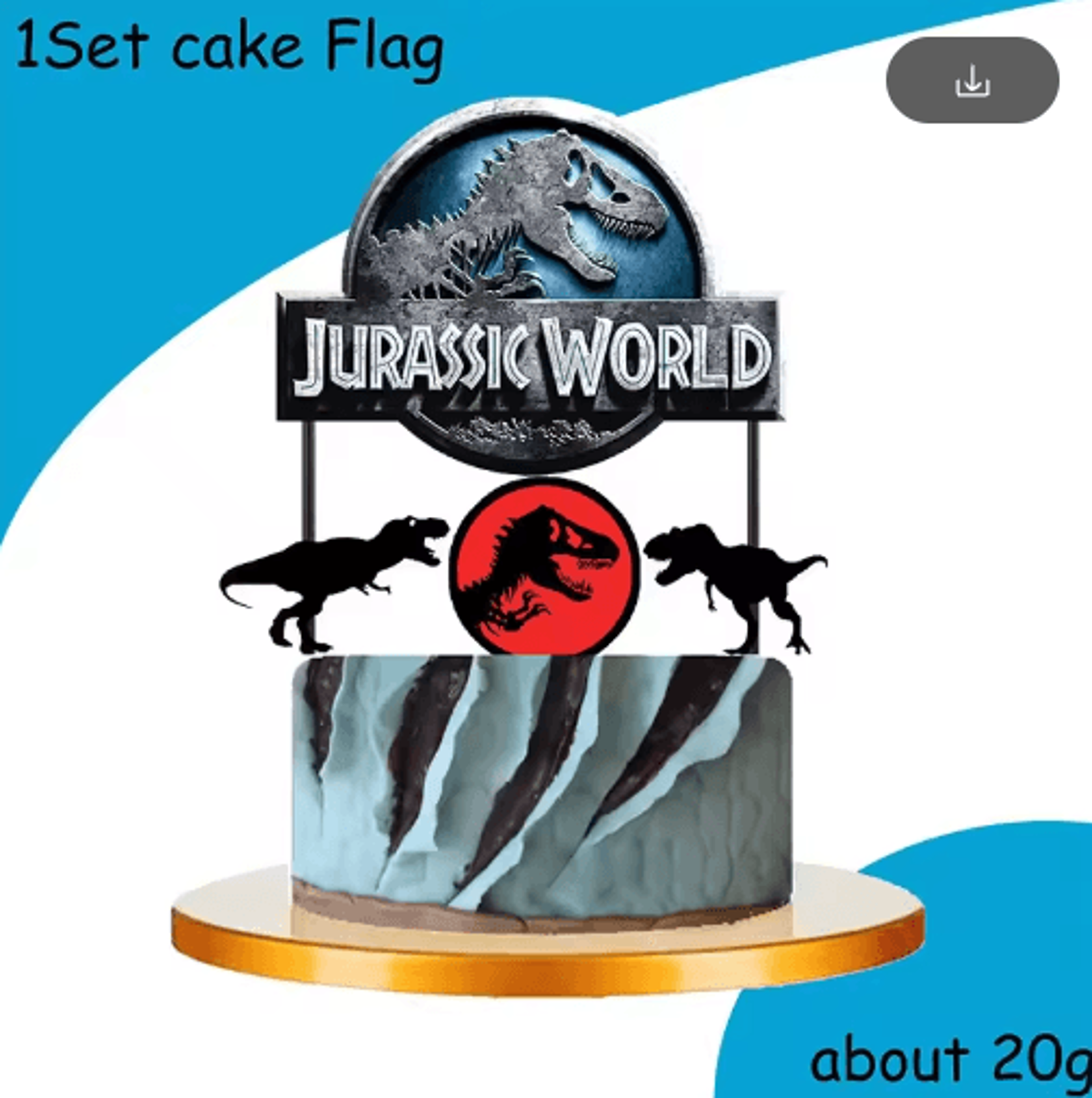 Jurassic Dinosaur Party Tableware Set With Plates Cups And Napkins 28