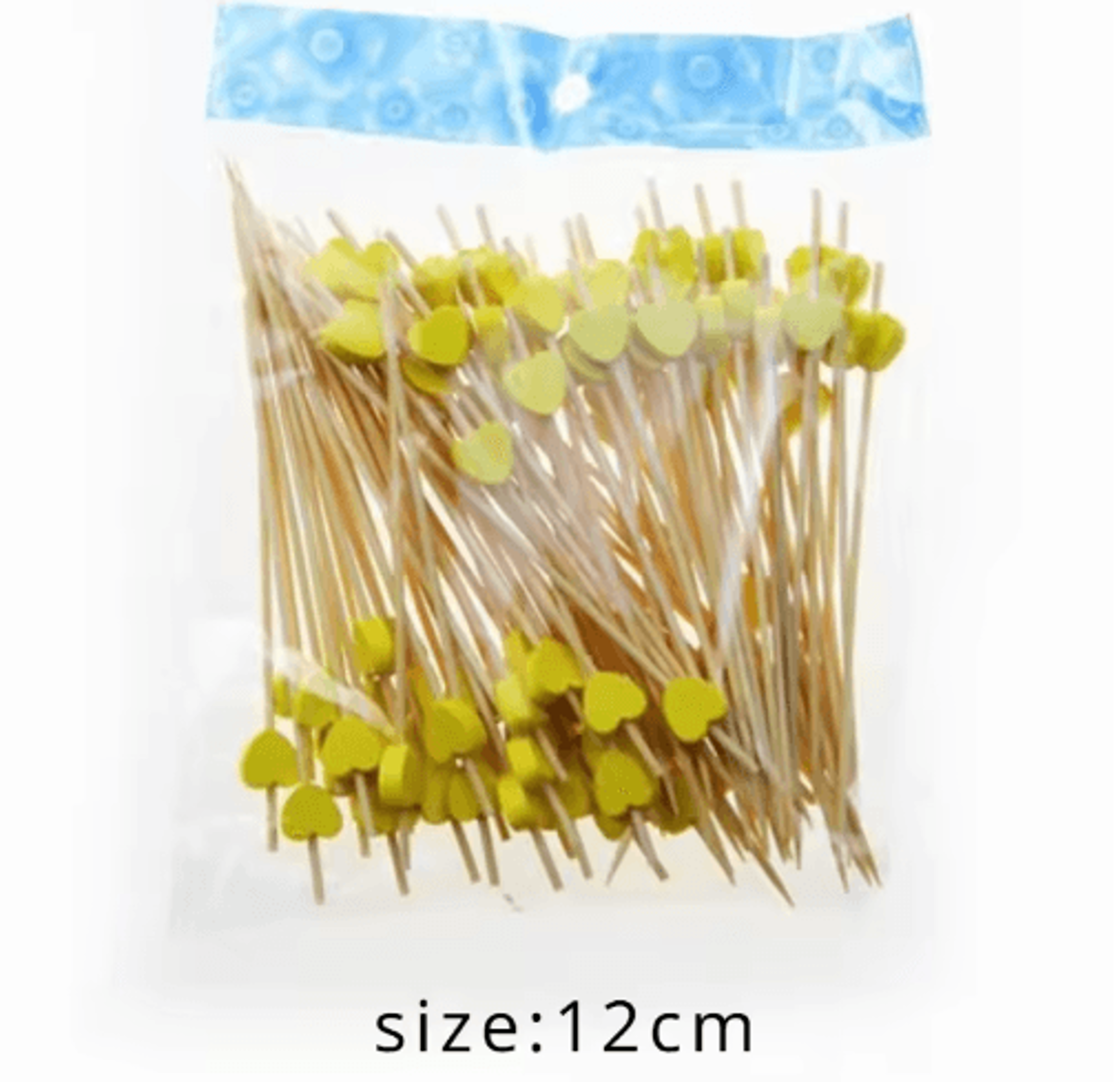 50100Piece Red Heart Bamboo Fruit Picks For Parties And Appetizers 1