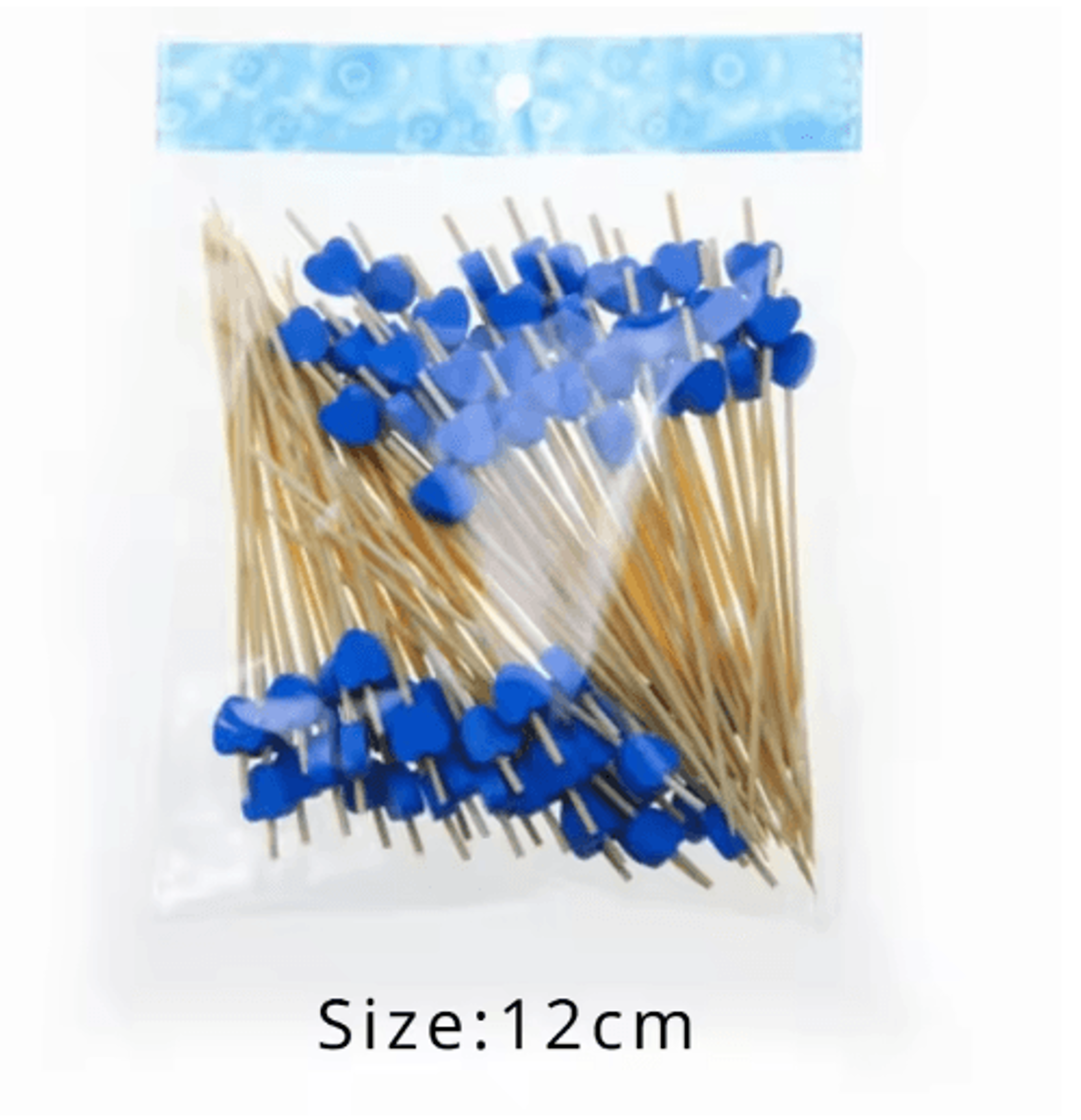 50100Piece Red Heart Bamboo Fruit Picks For Parties And Appetizers 3