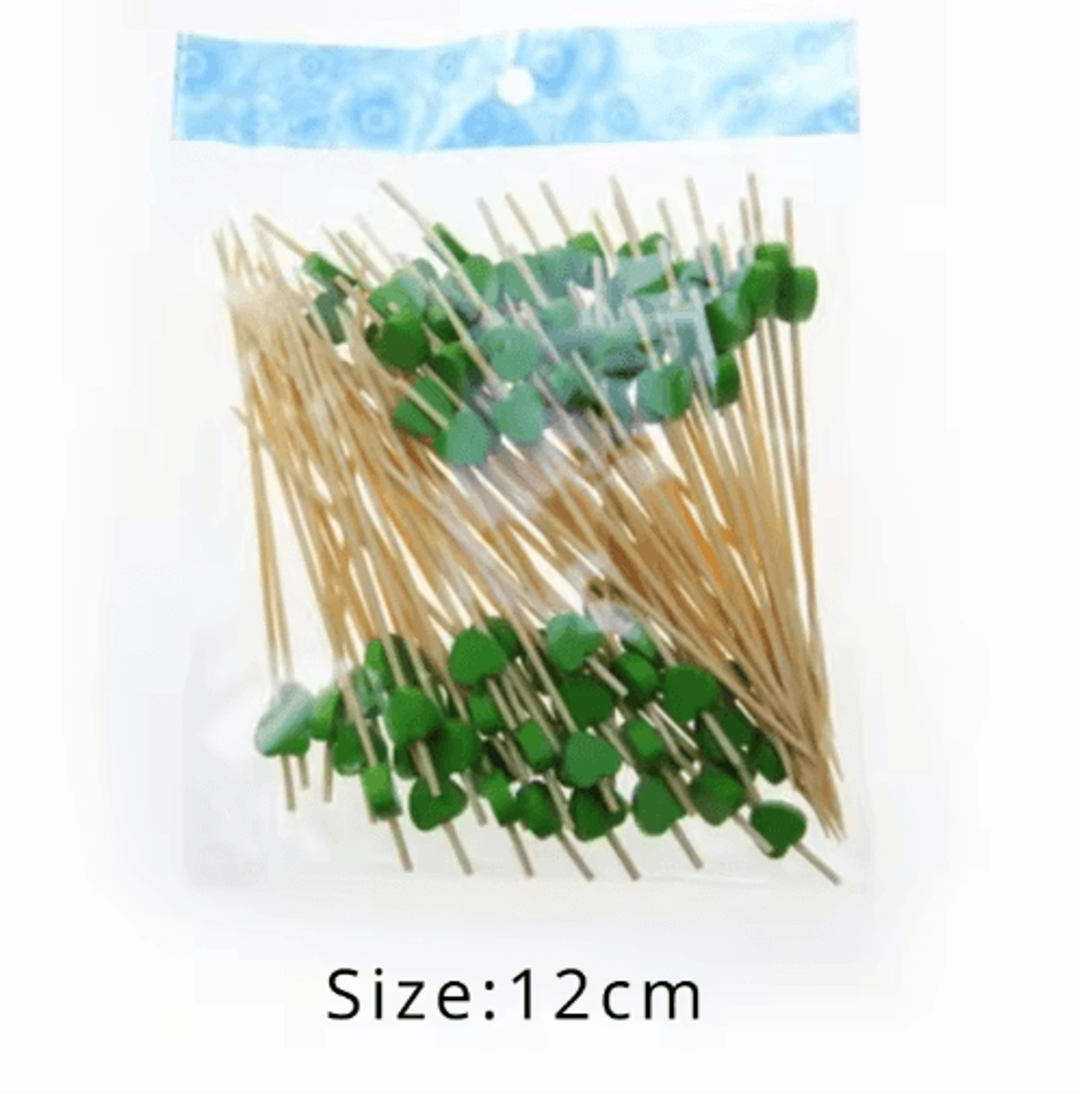 50100Piece Red Heart Bamboo Fruit Picks For Parties And Appetizers 9